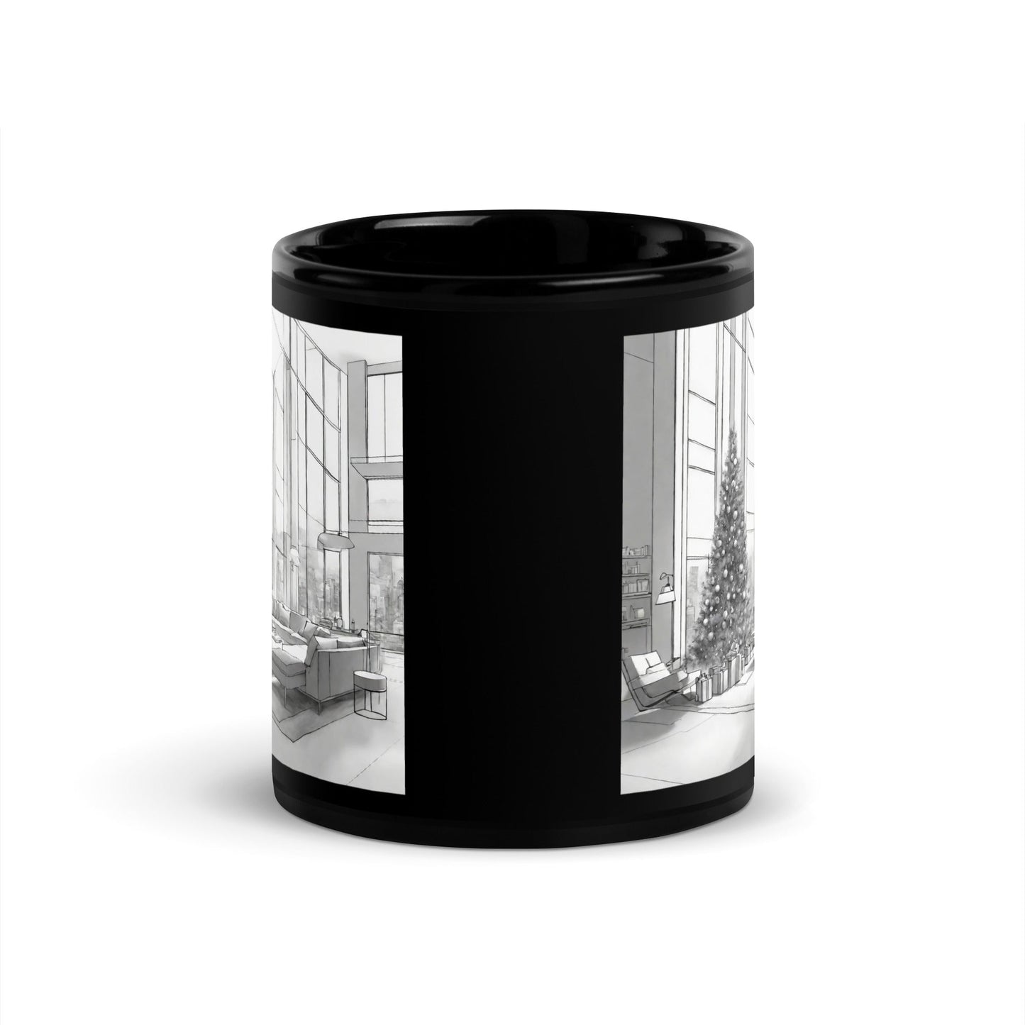 Black Glossy Mug