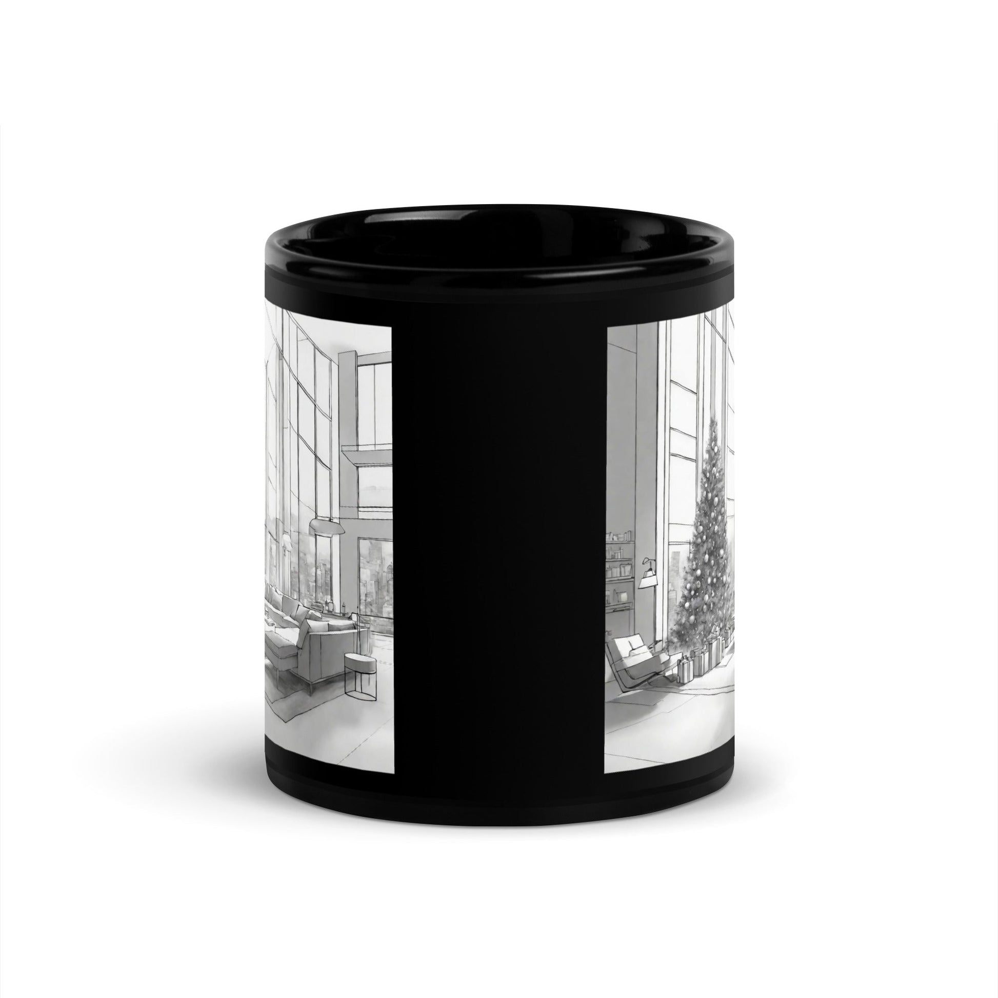 Black Glossy Mug