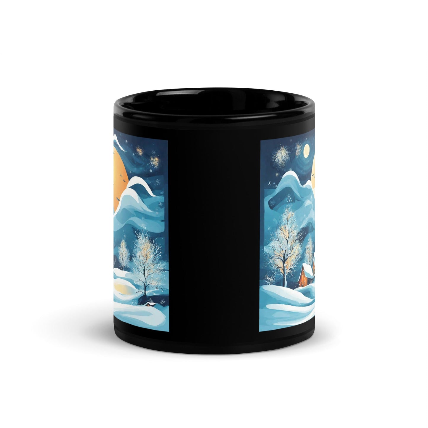 Black Glossy Mug