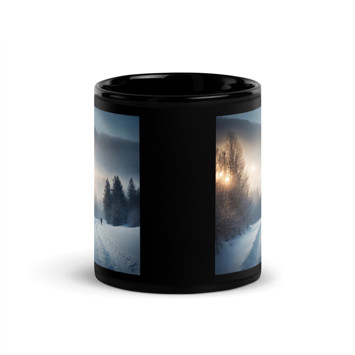Black Glossy Mug