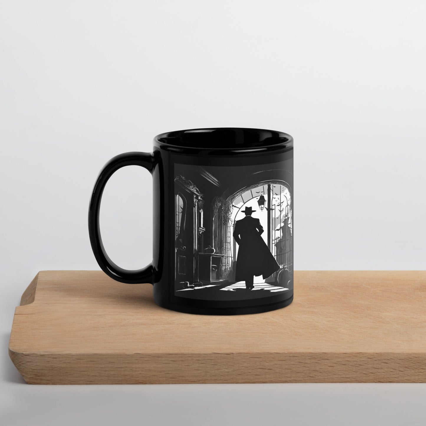 Black Glossy Mug