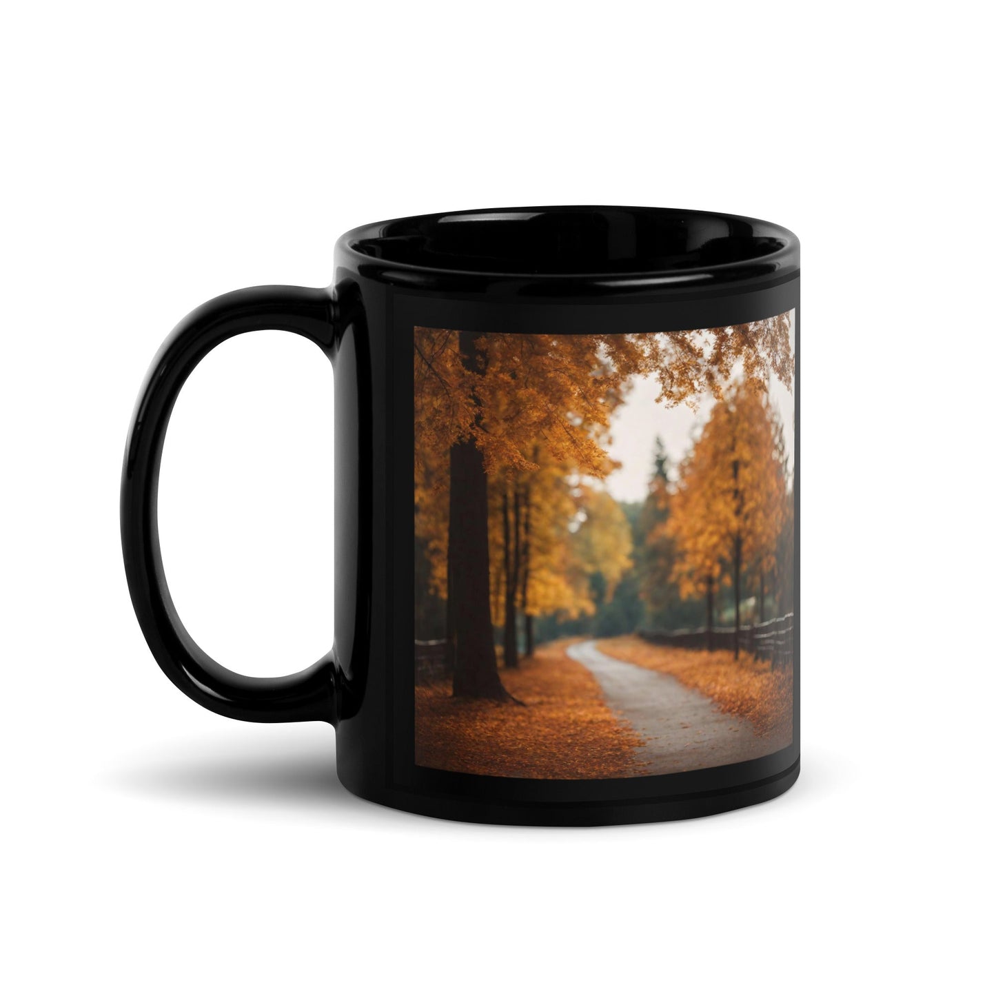 Black Glossy Mug