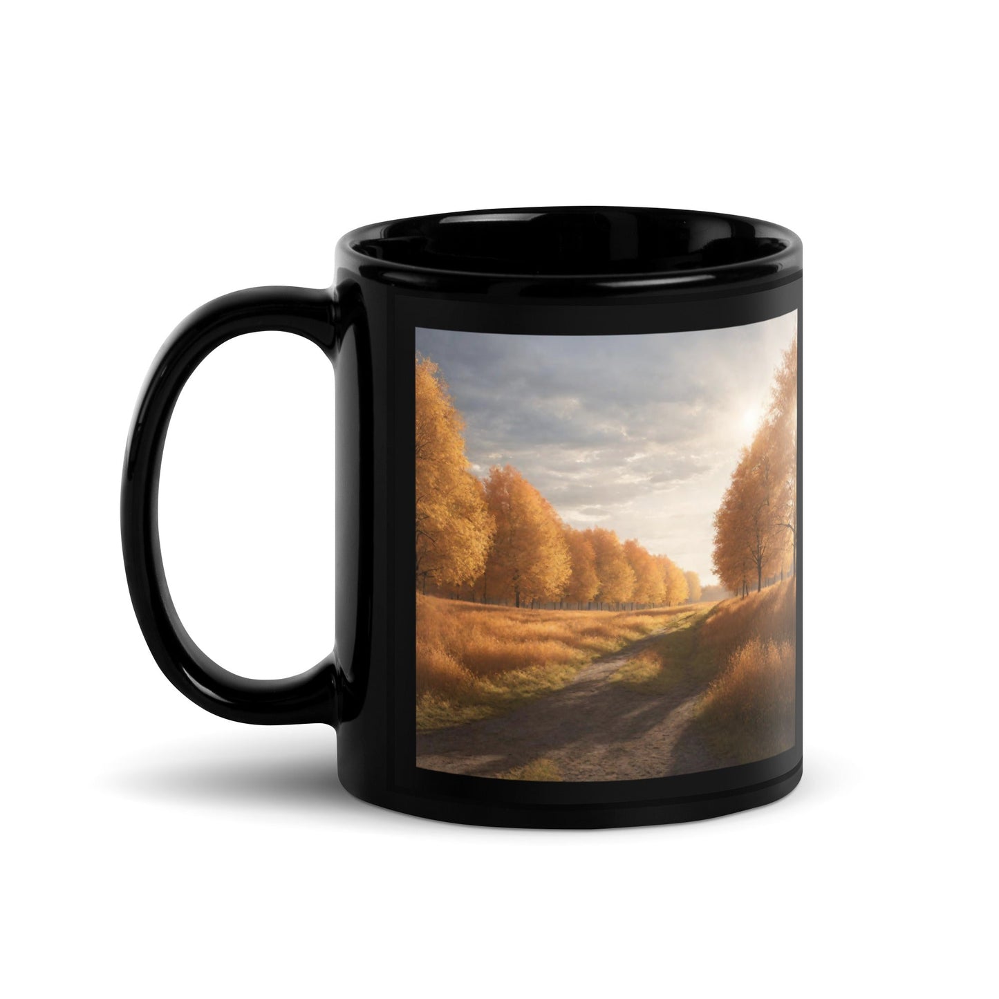 Black Glossy Mug