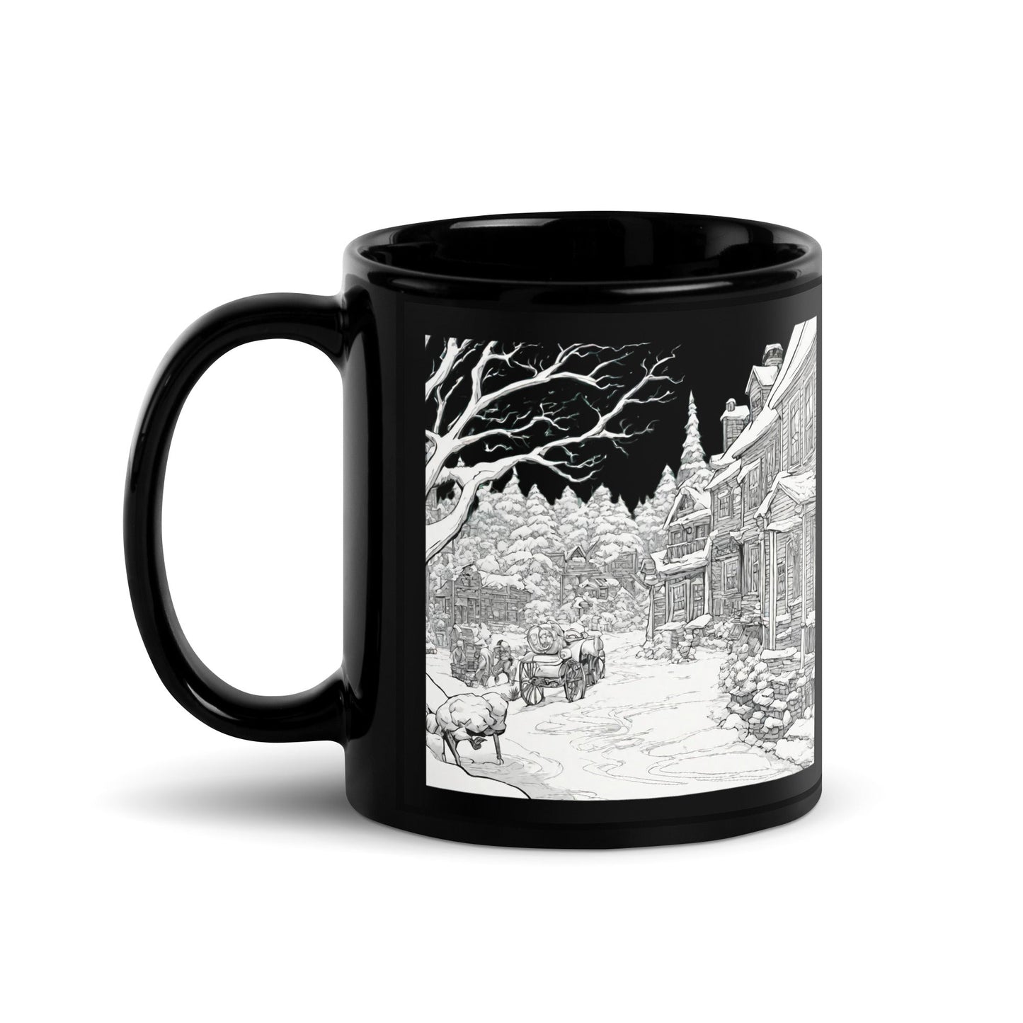 Black Glossy Mug