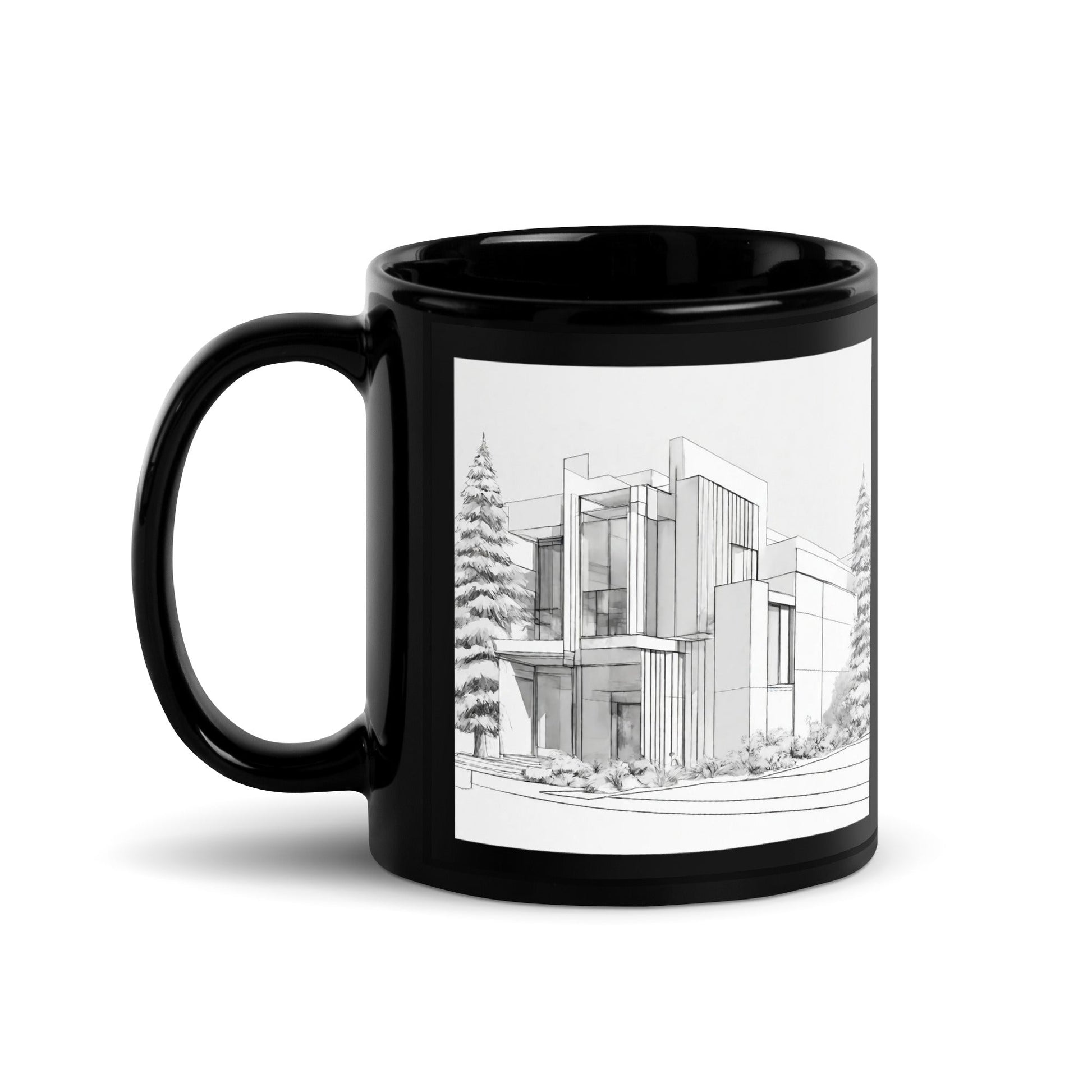Black Glossy Mug