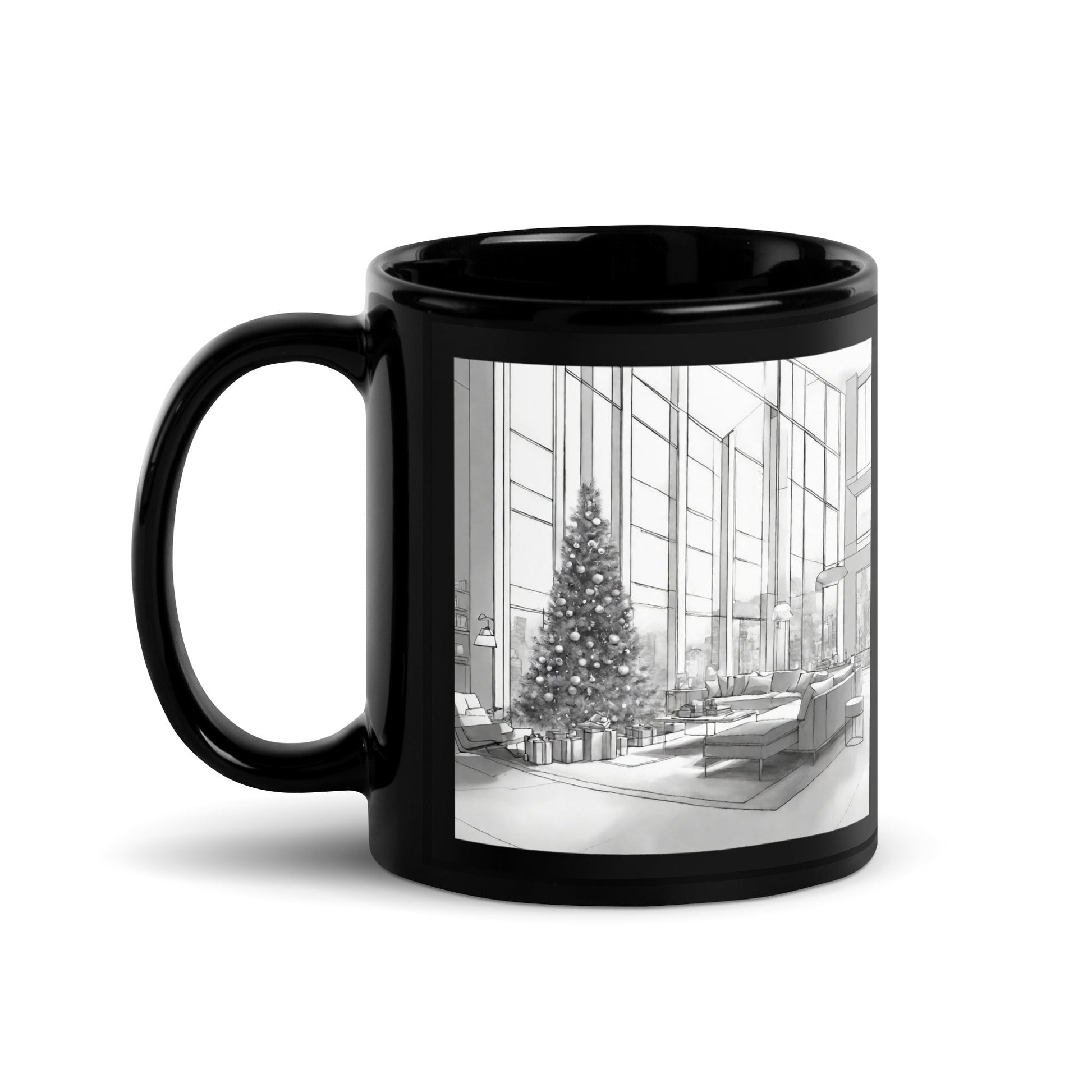 Black Glossy Mug