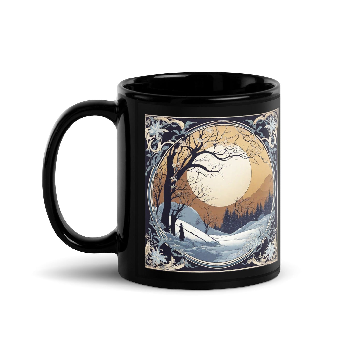 Black Glossy Mug