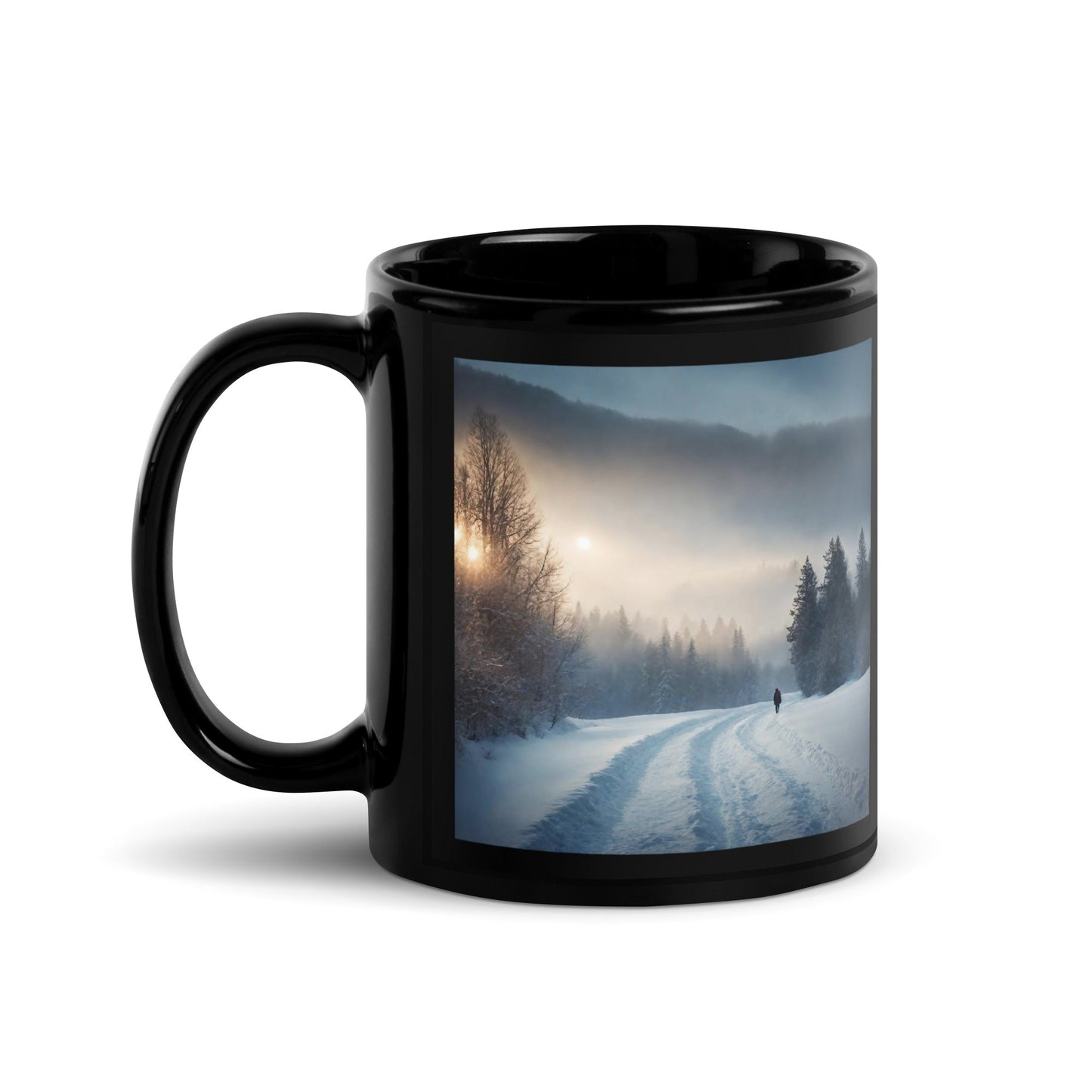 Black Glossy Mug