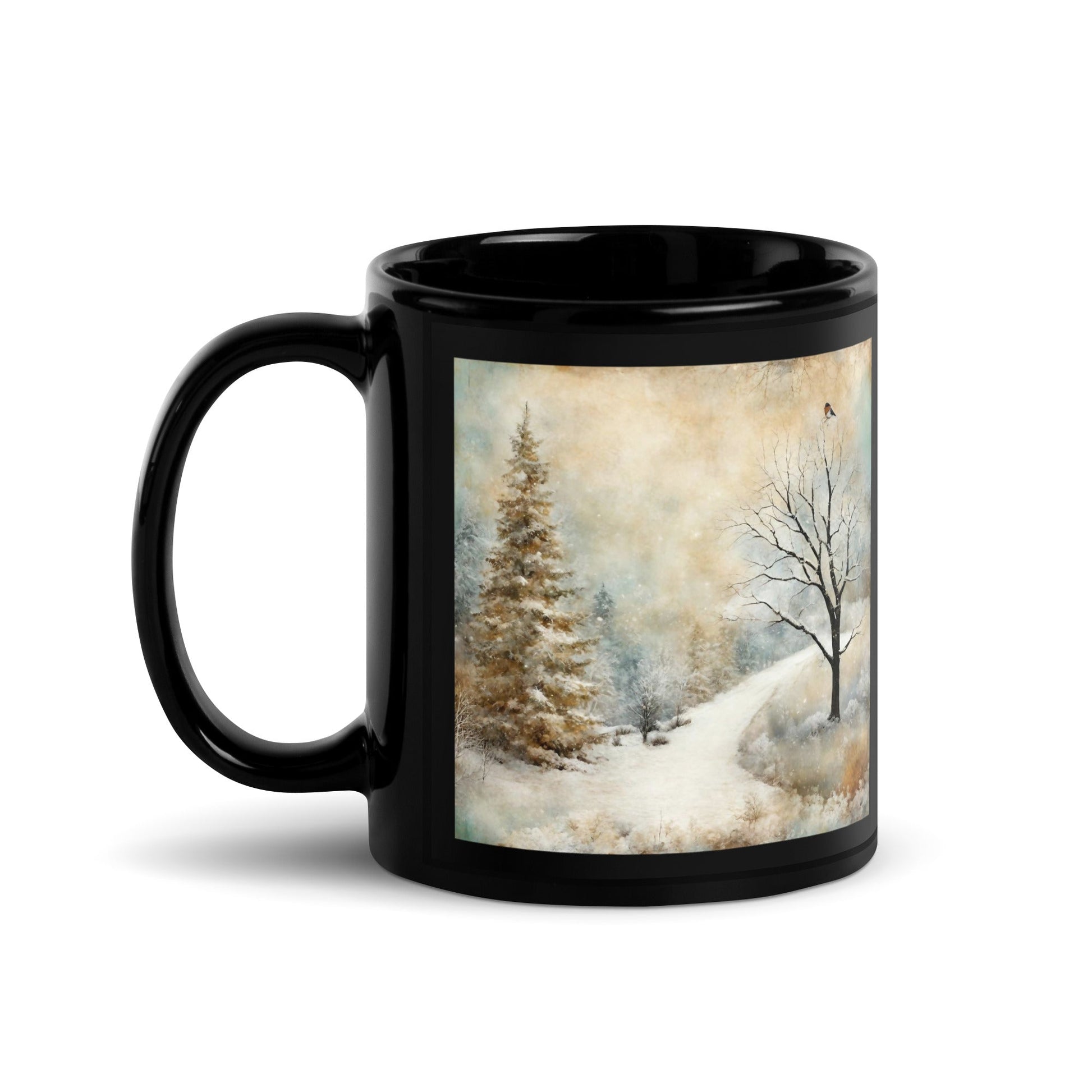 Black Glossy Mug