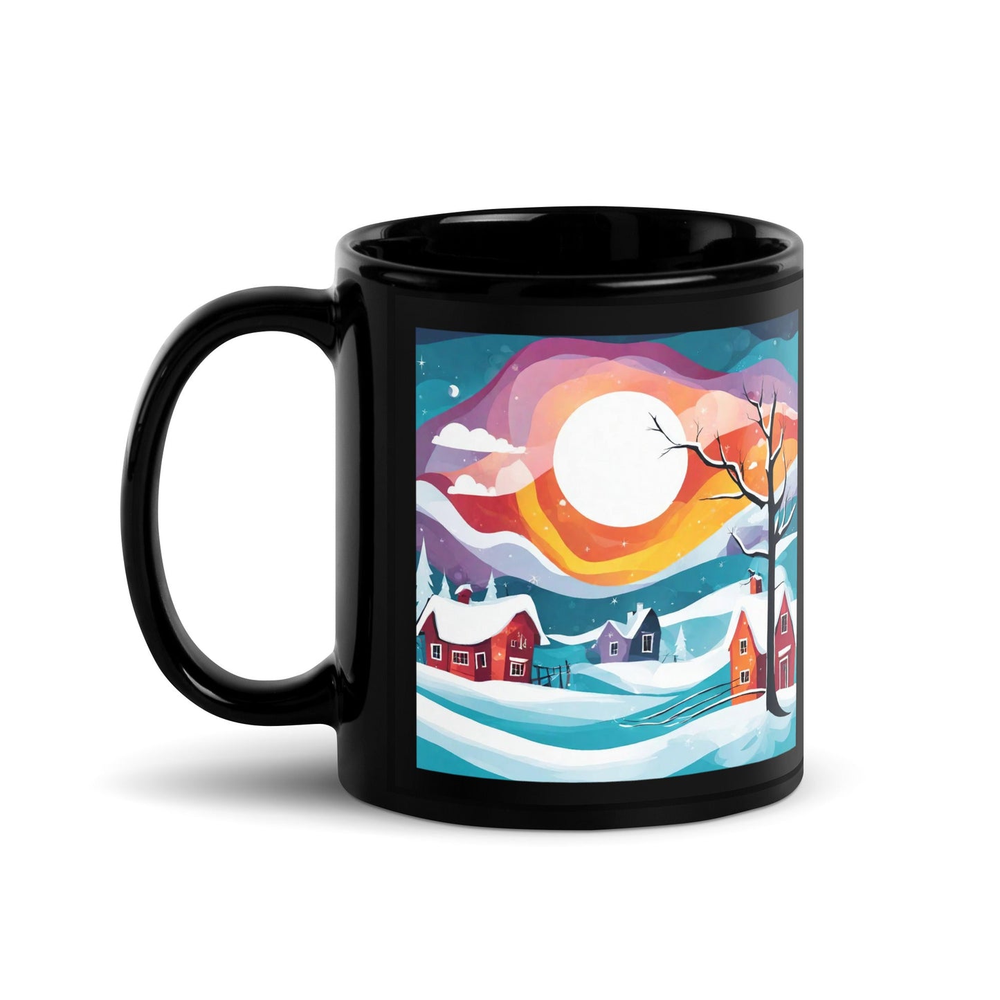 Black Glossy Mug