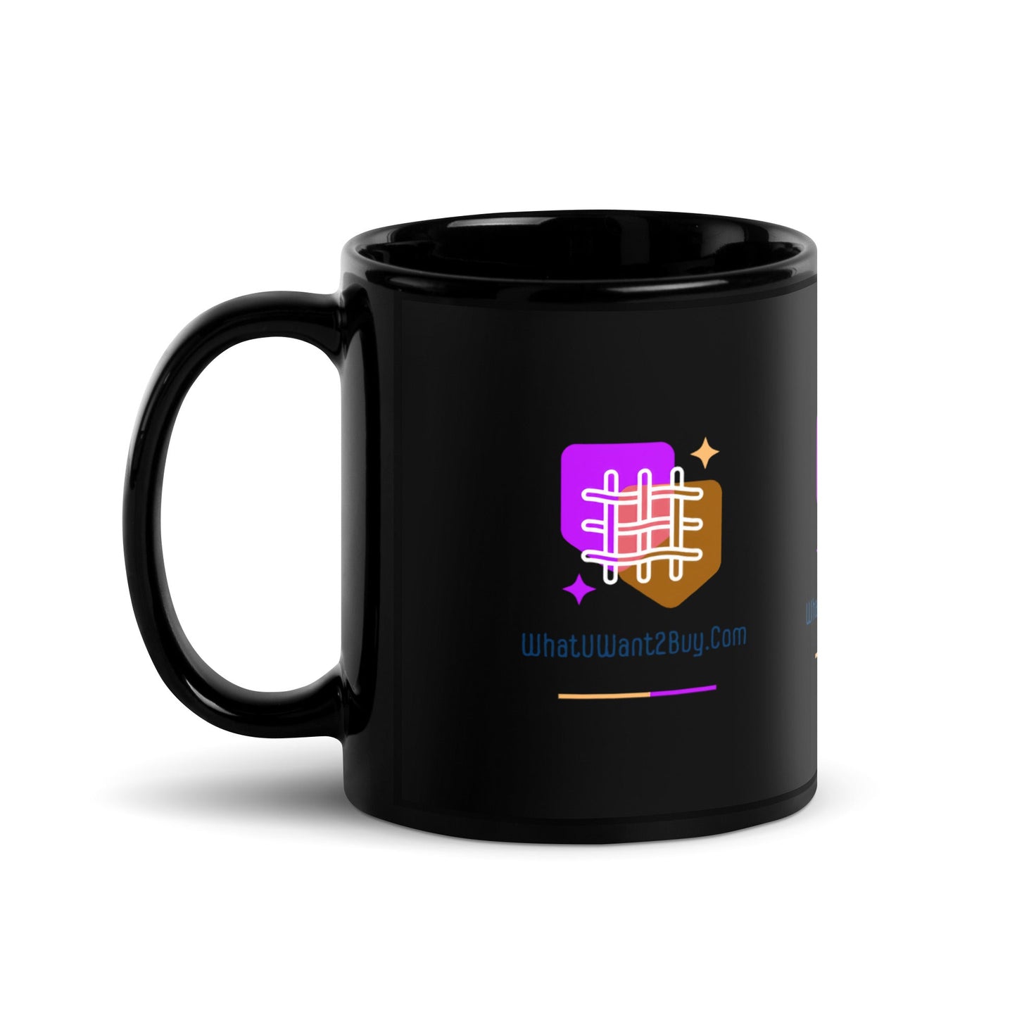 Black Glossy Mug