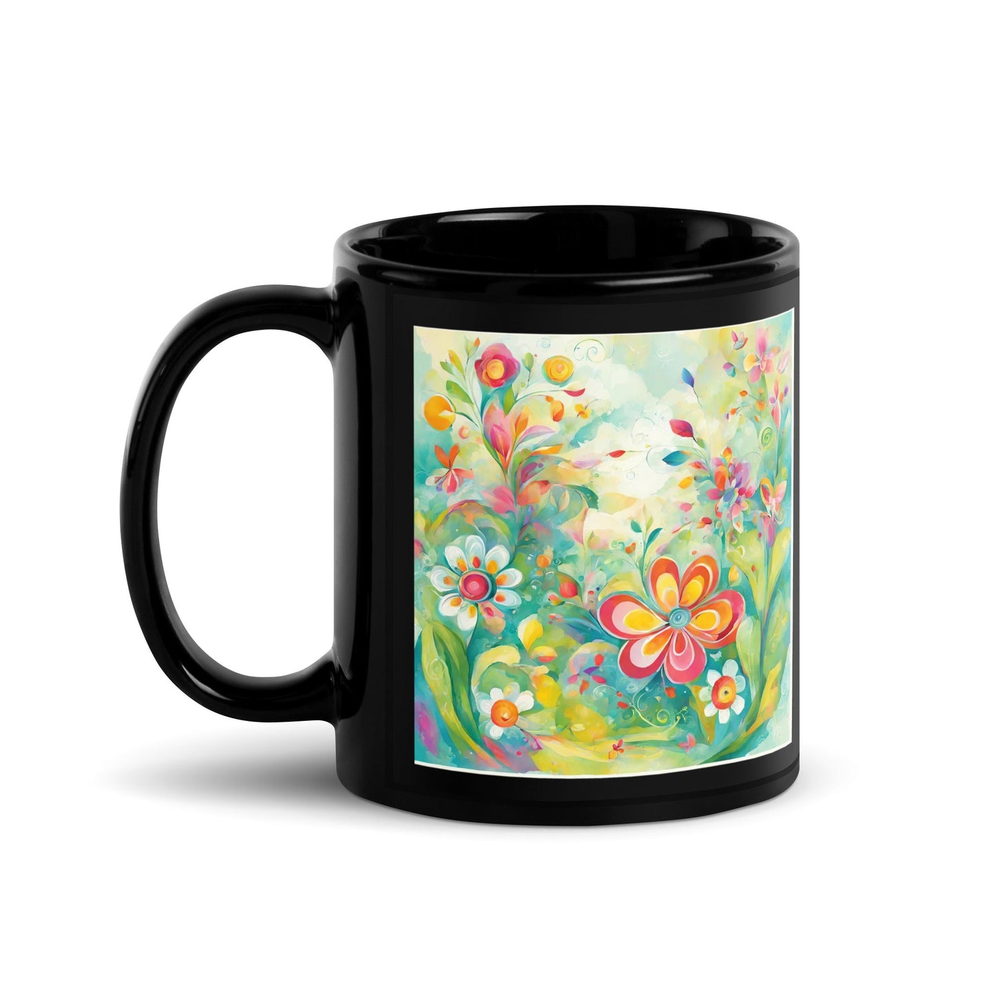 Black Glossy Mug