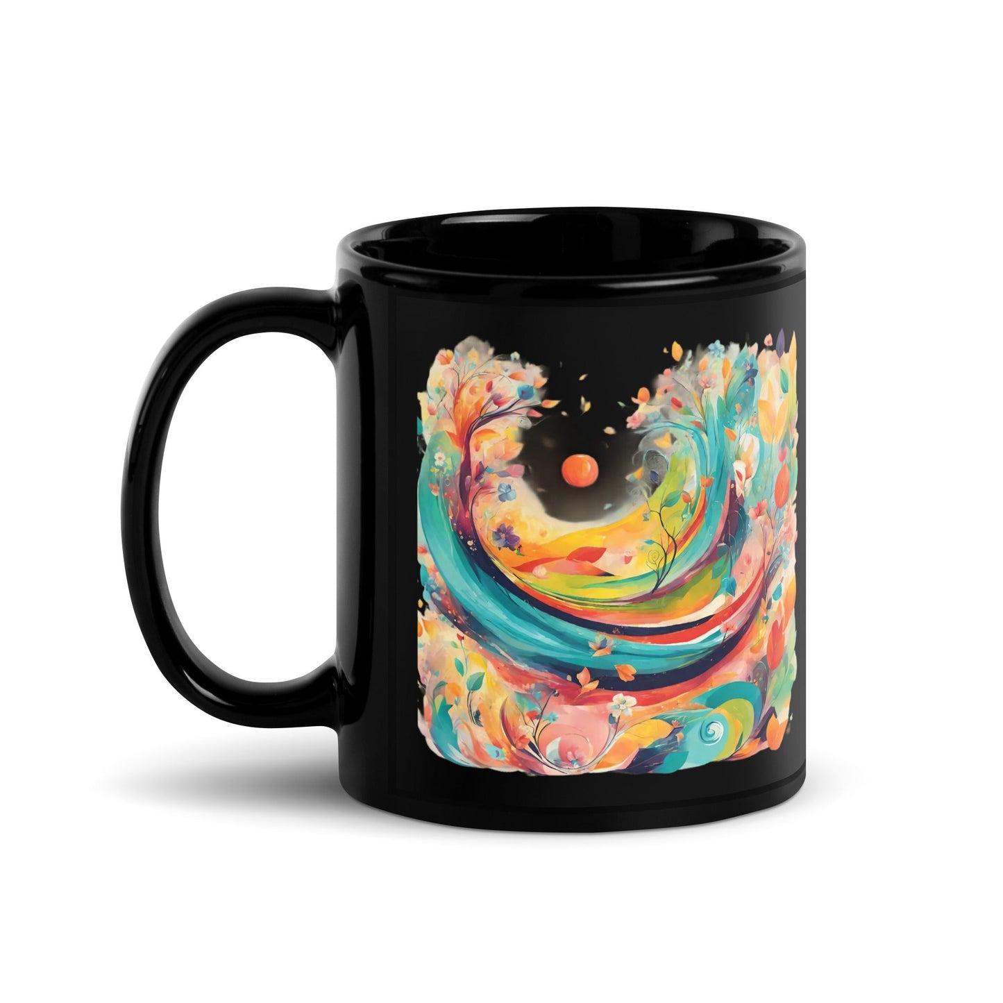 Black Glossy Mug