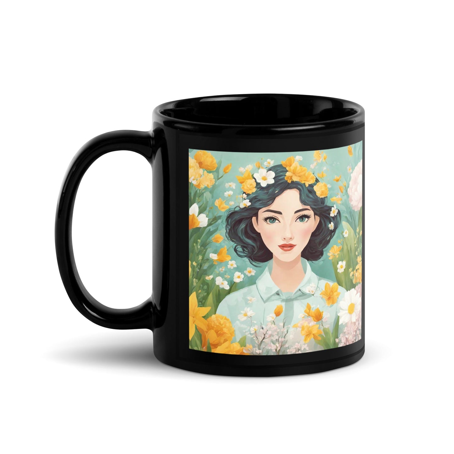 Black Glossy Mug