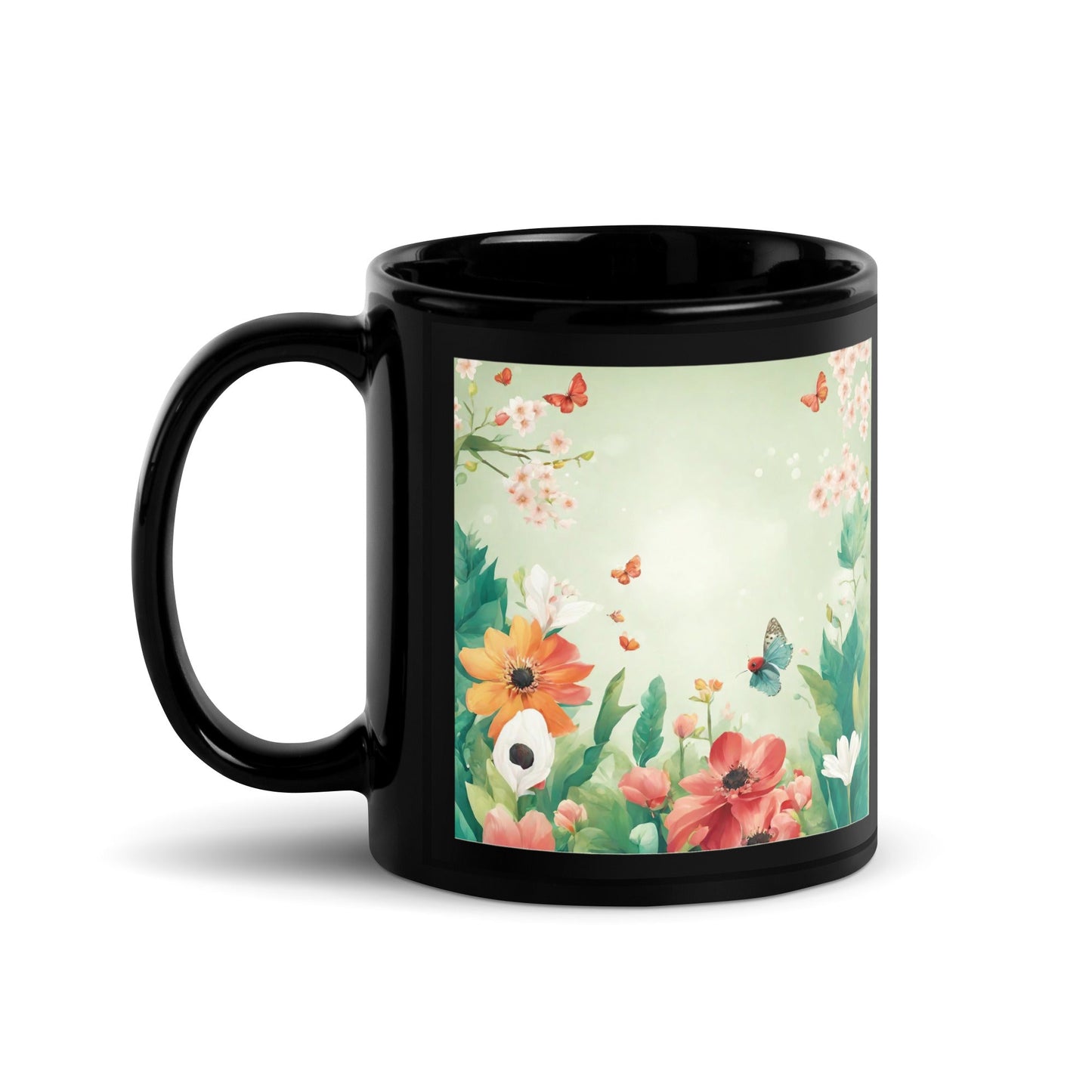 Black Glossy Mug