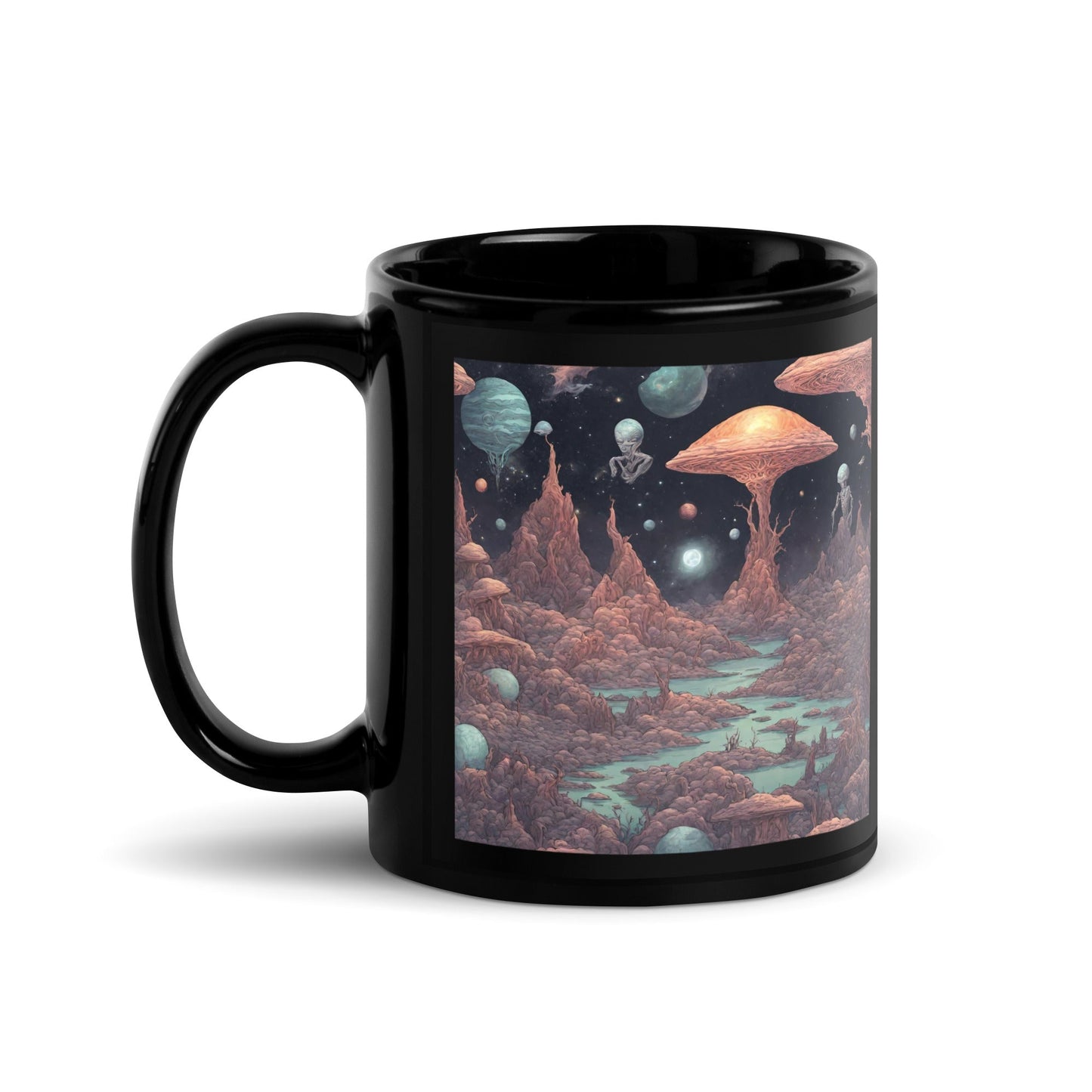 Black Glossy Mug