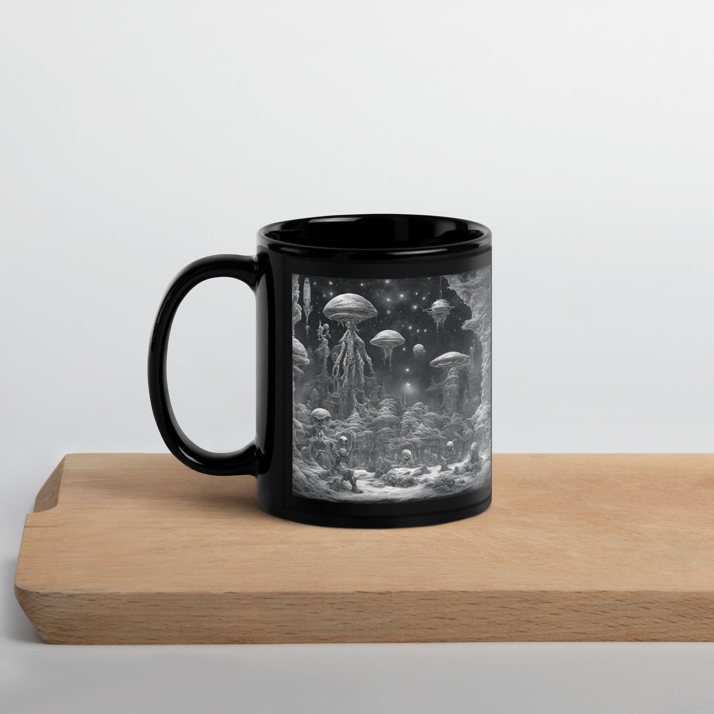 Black Glossy Mug