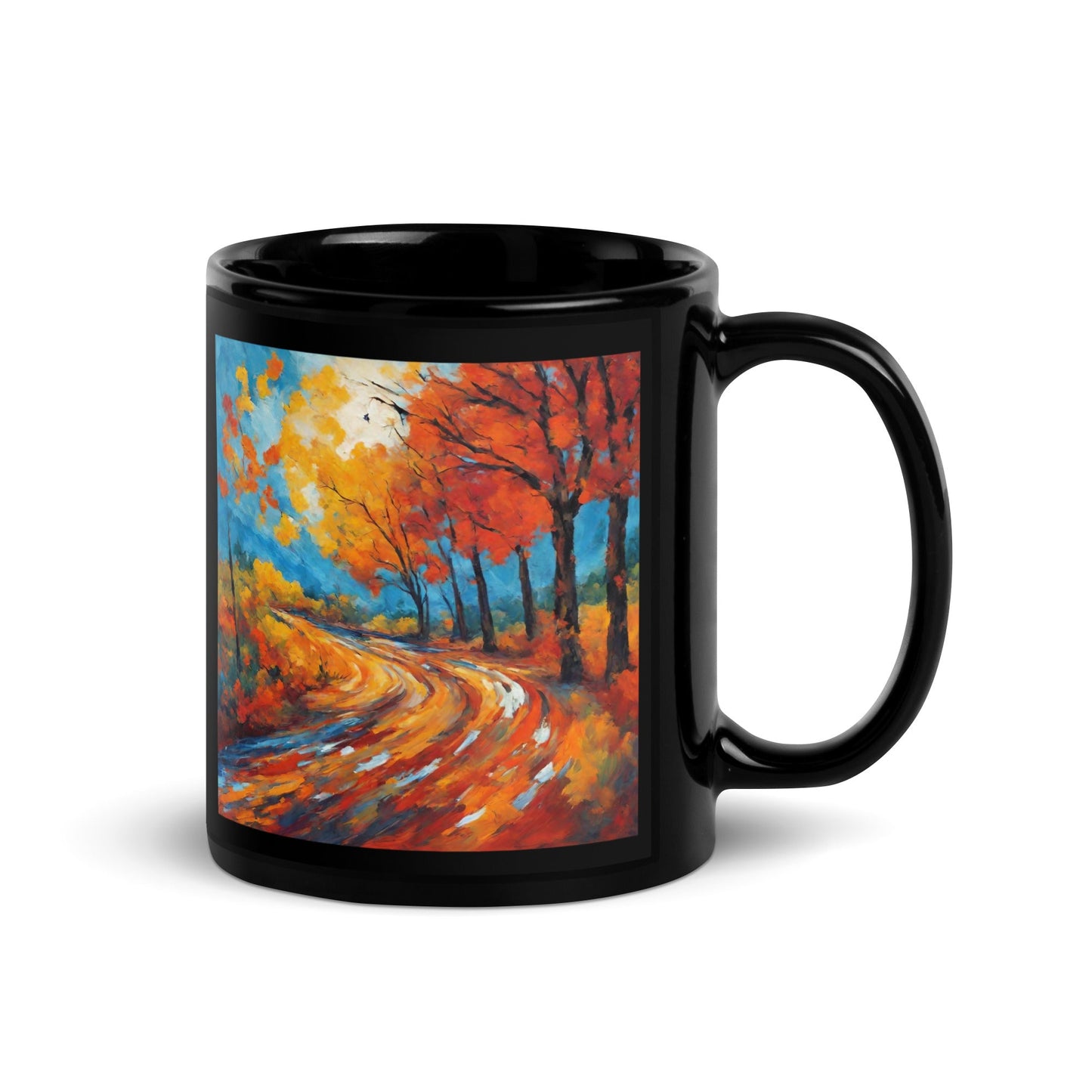 Black Glossy Mug