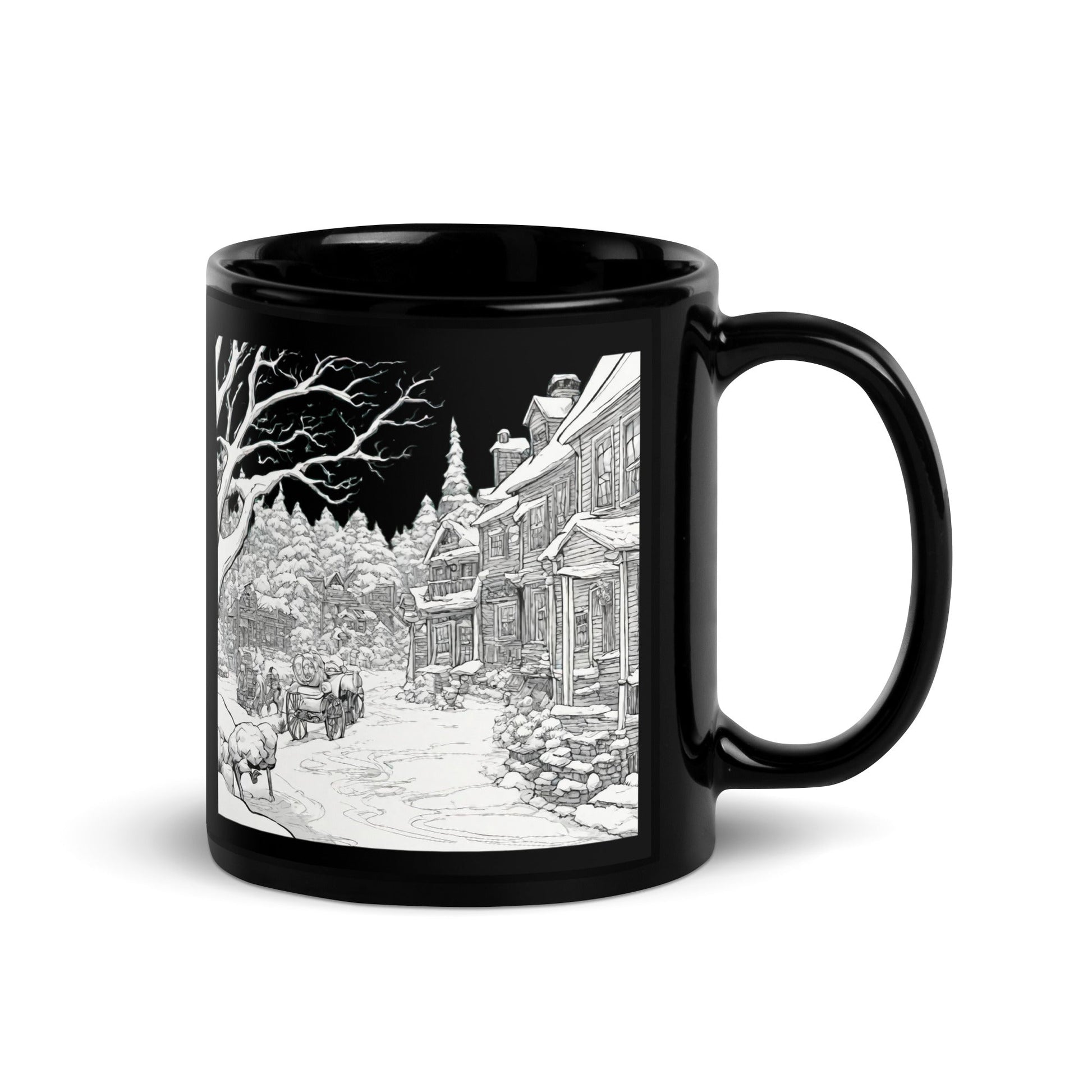 Black Glossy Mug