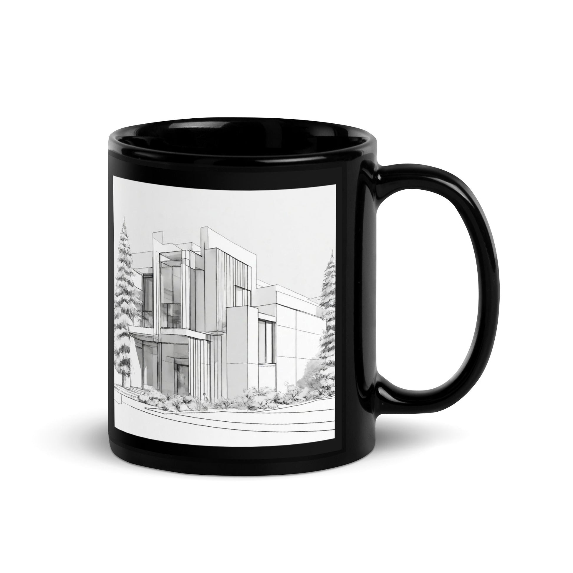 Black Glossy Mug