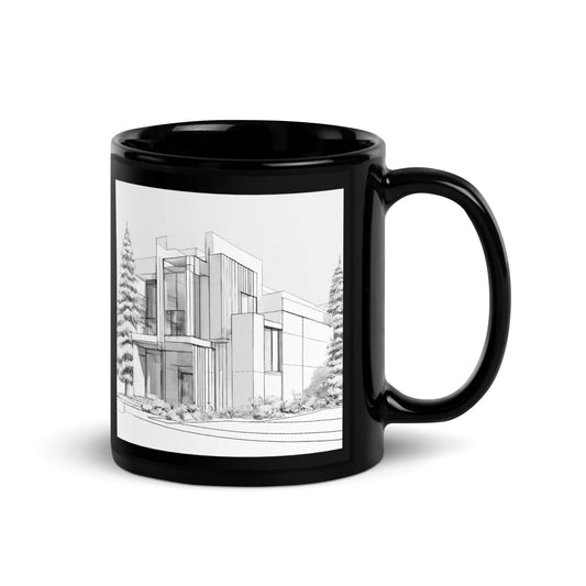 Black Glossy Mug