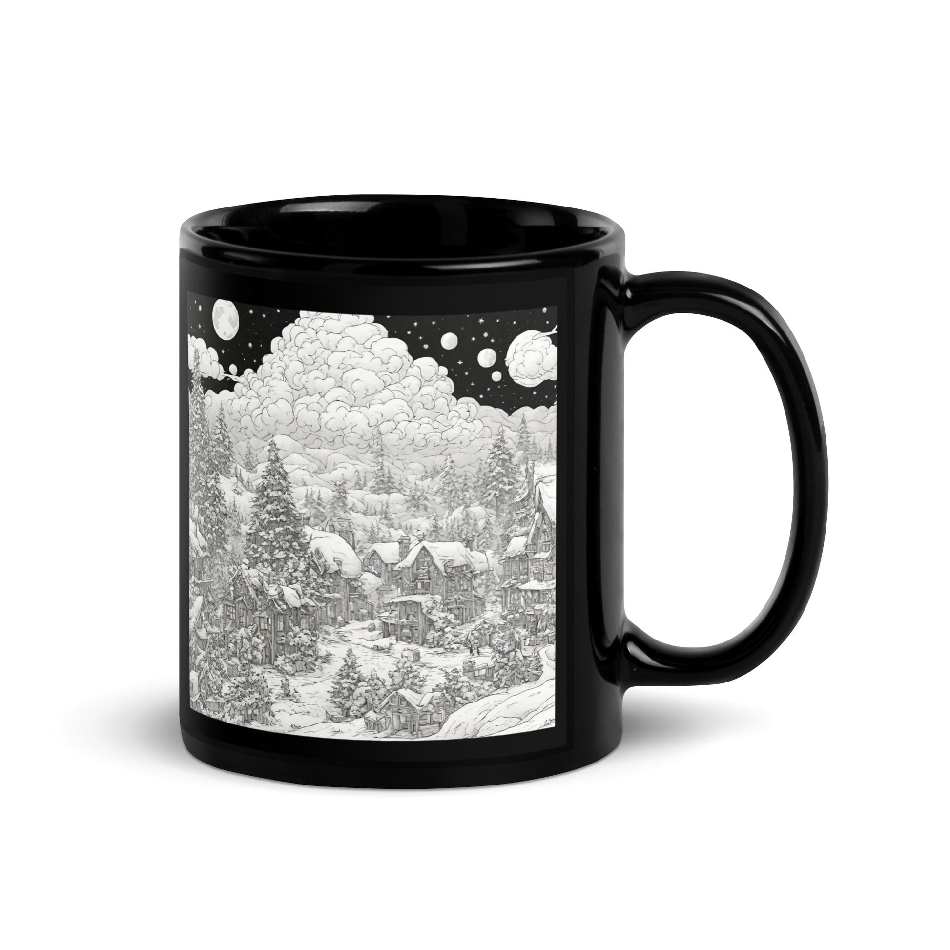 Black Glossy Mug