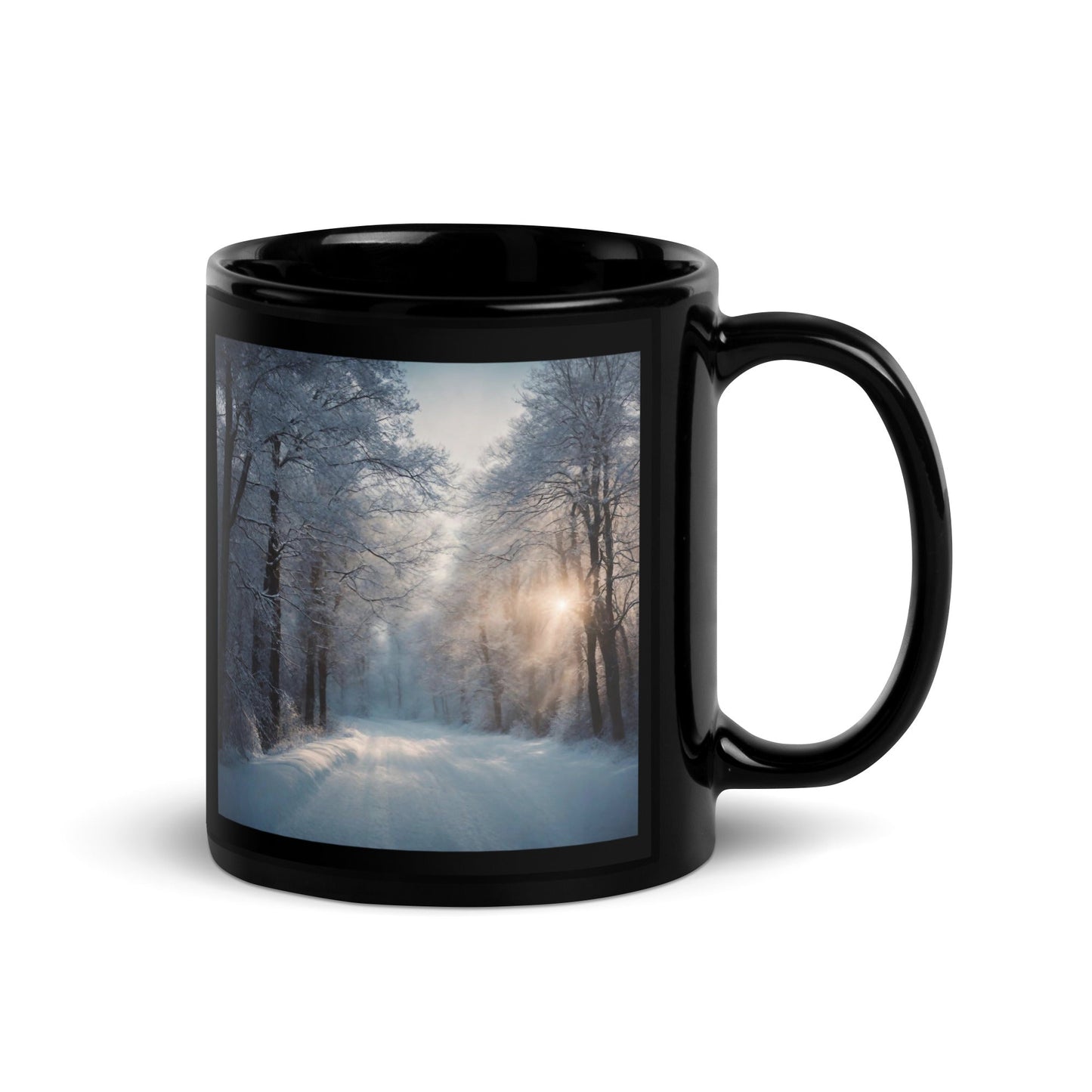 Black Glossy Mug