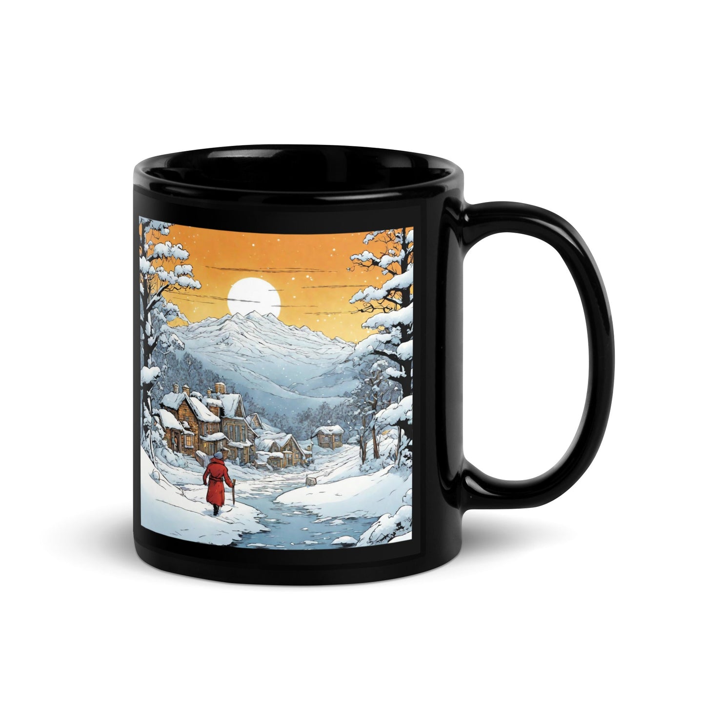 Black Glossy Mug