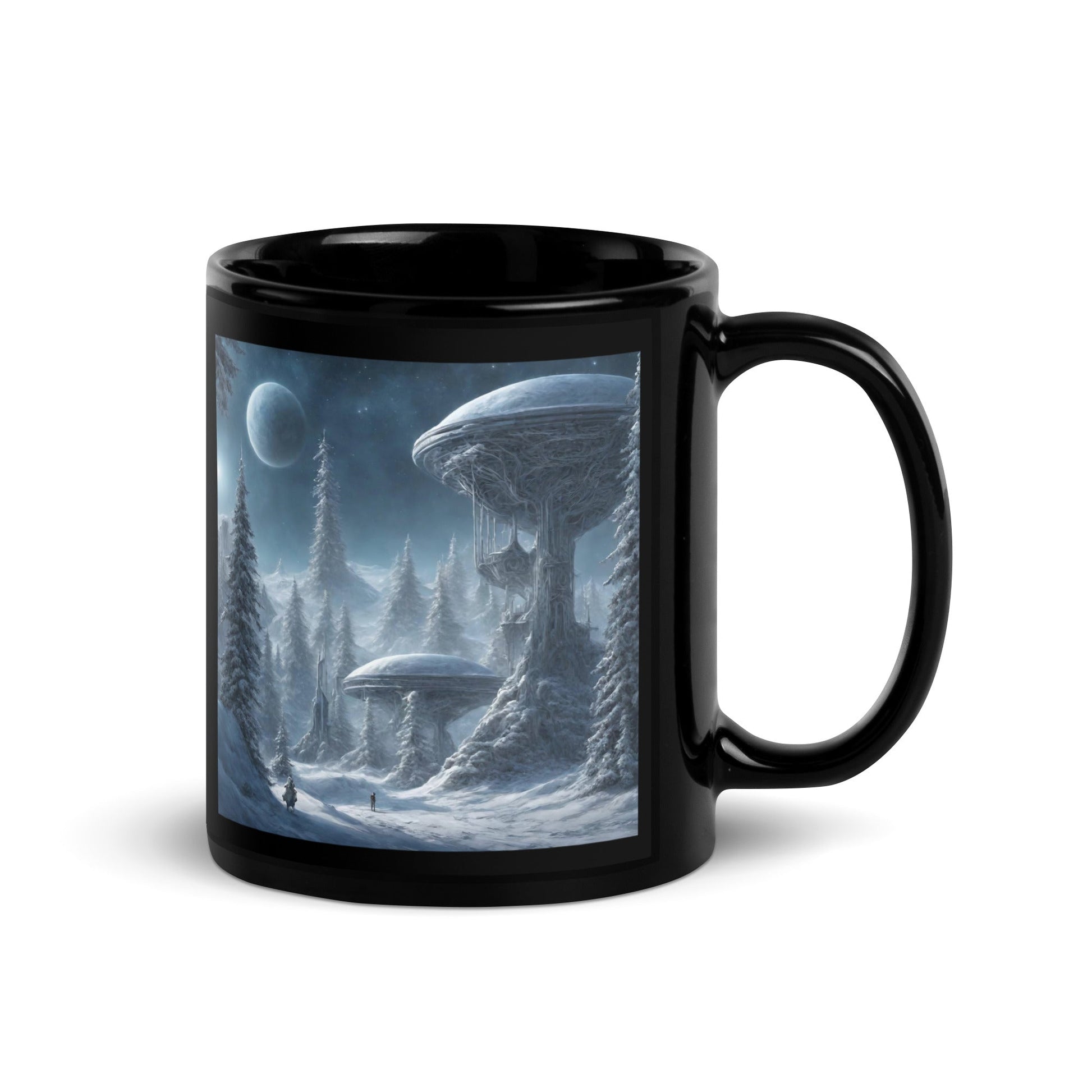 Black Glossy Mug