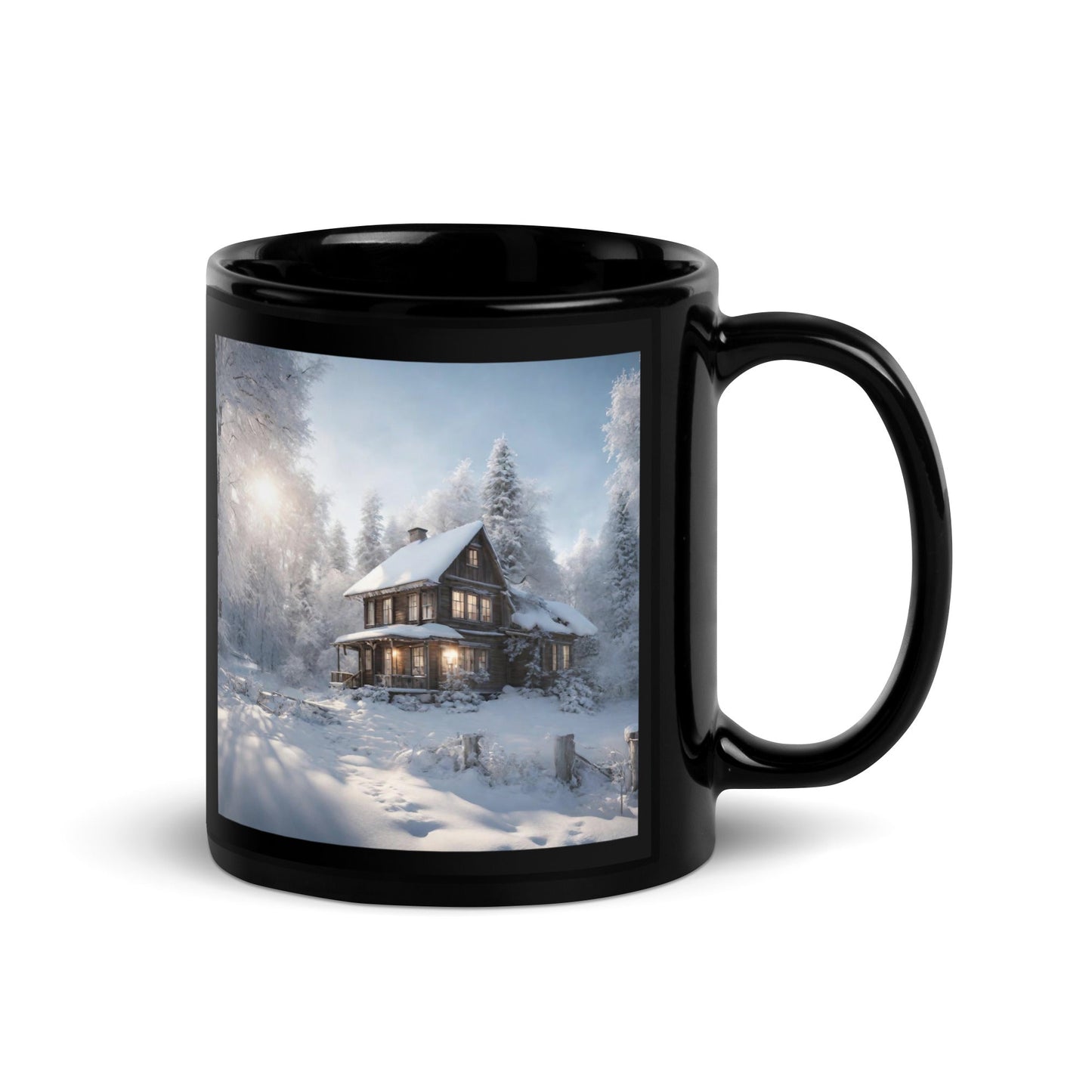 Black Glossy Mug