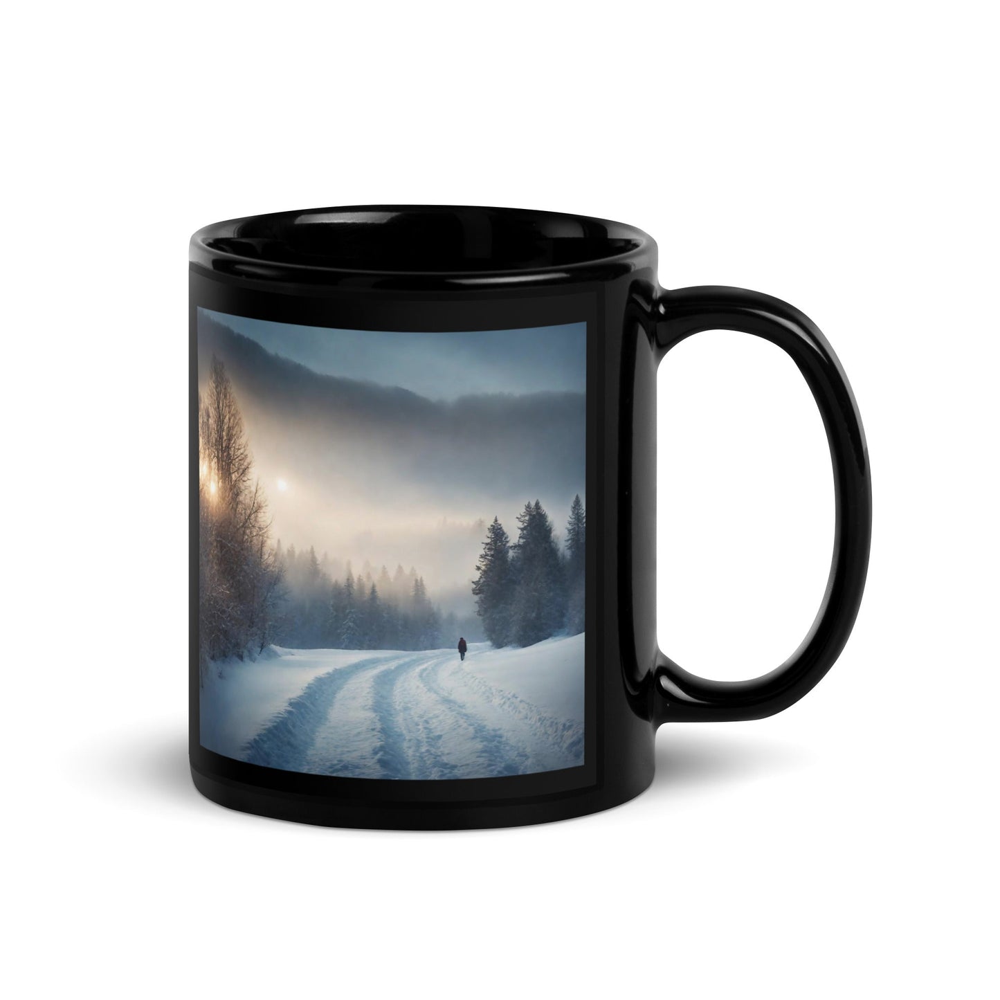 Black Glossy Mug