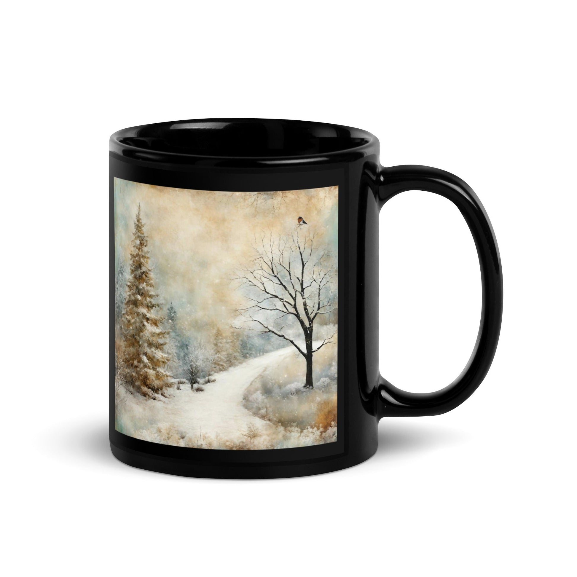 Black Glossy Mug