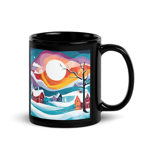 Black Glossy Mug