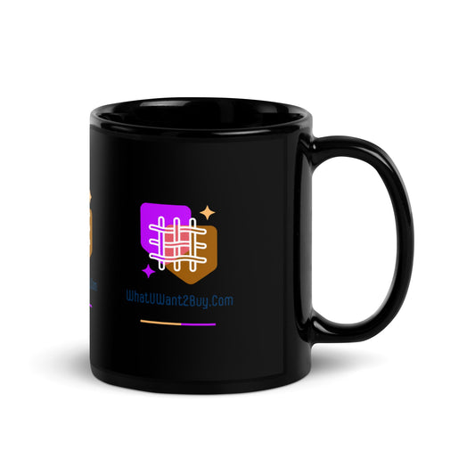 Black Glossy Mug