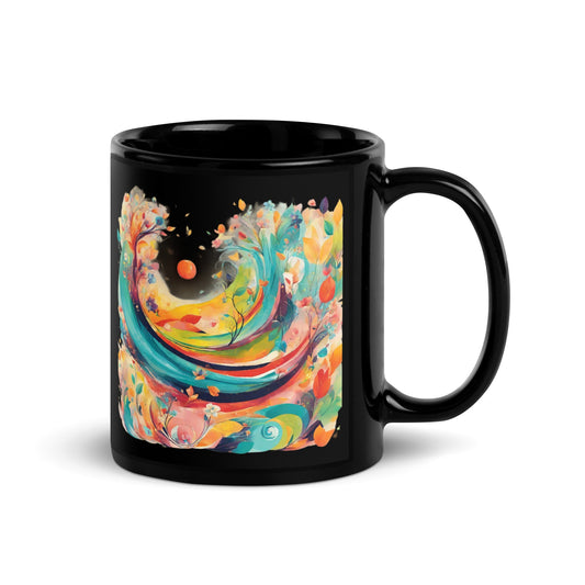 Black Glossy Mug