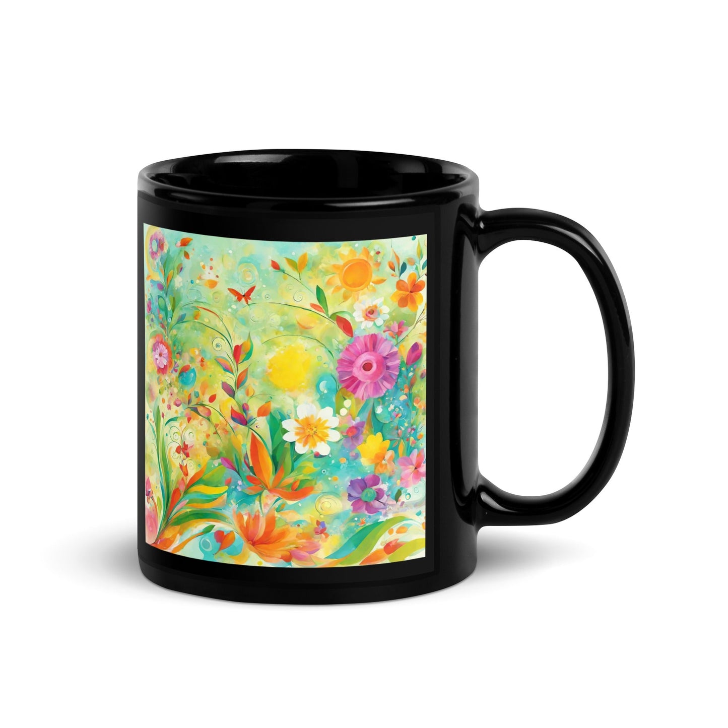 Black Glossy Mug