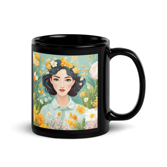 Black Glossy Mug