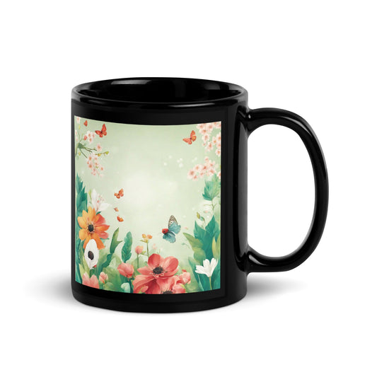 Black Glossy Mug