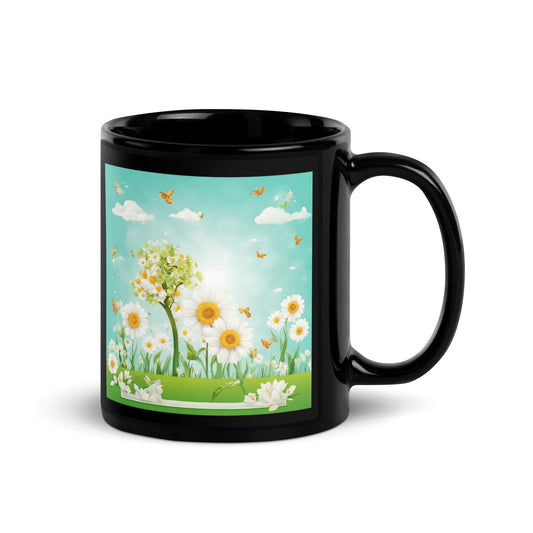 Black Glossy Mug