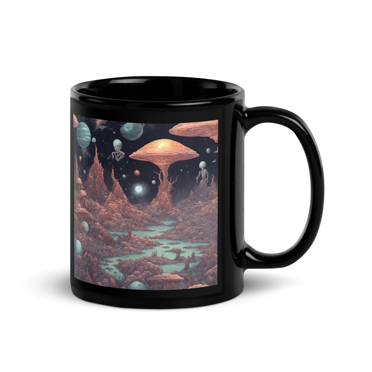Black Glossy Mug