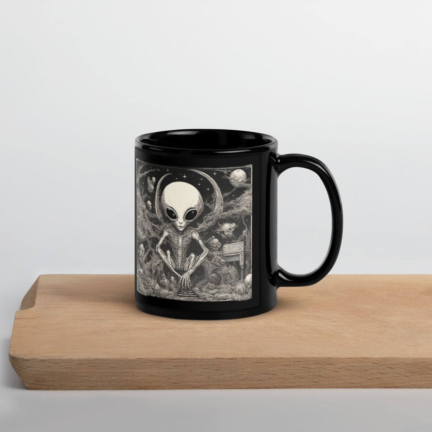 Black Glossy Mug