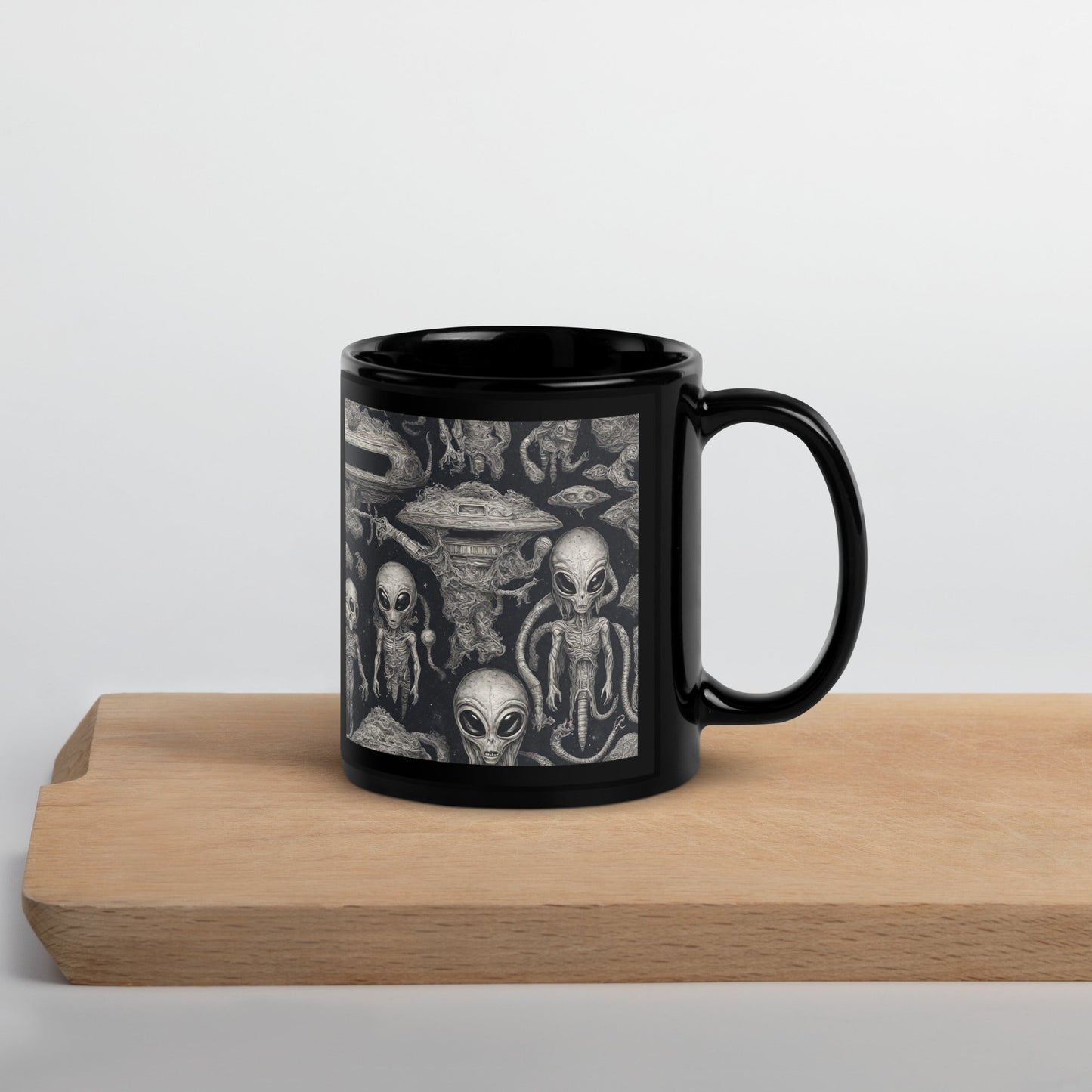 Black Glossy Mug
