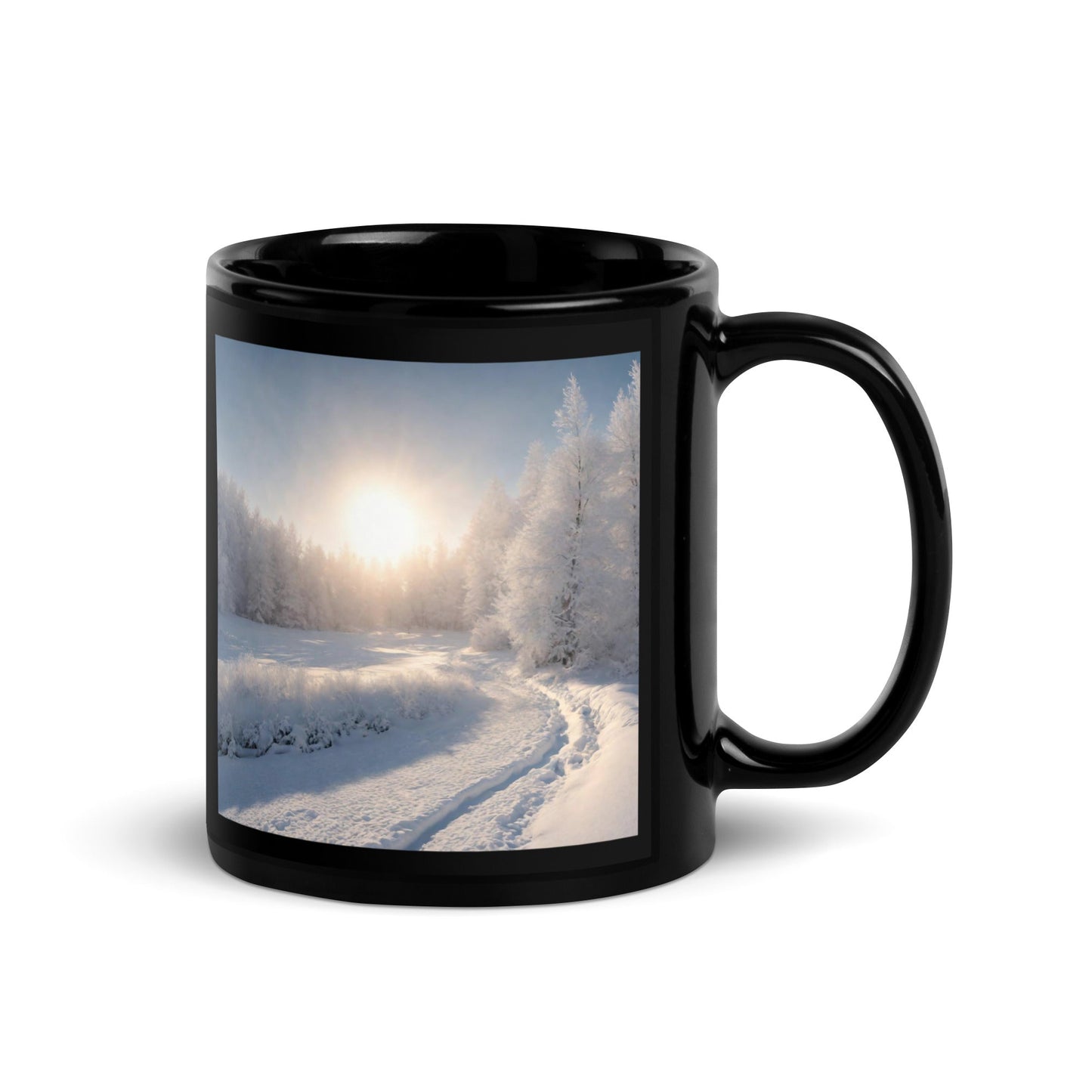 Black Glossy Mug