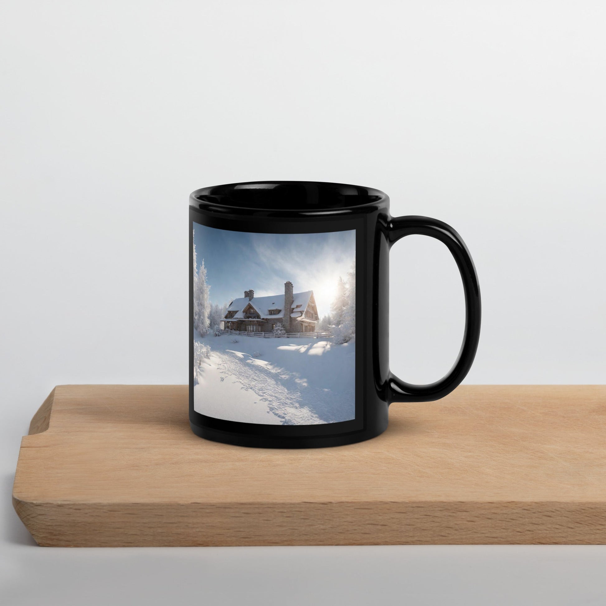 Black Glossy Mug