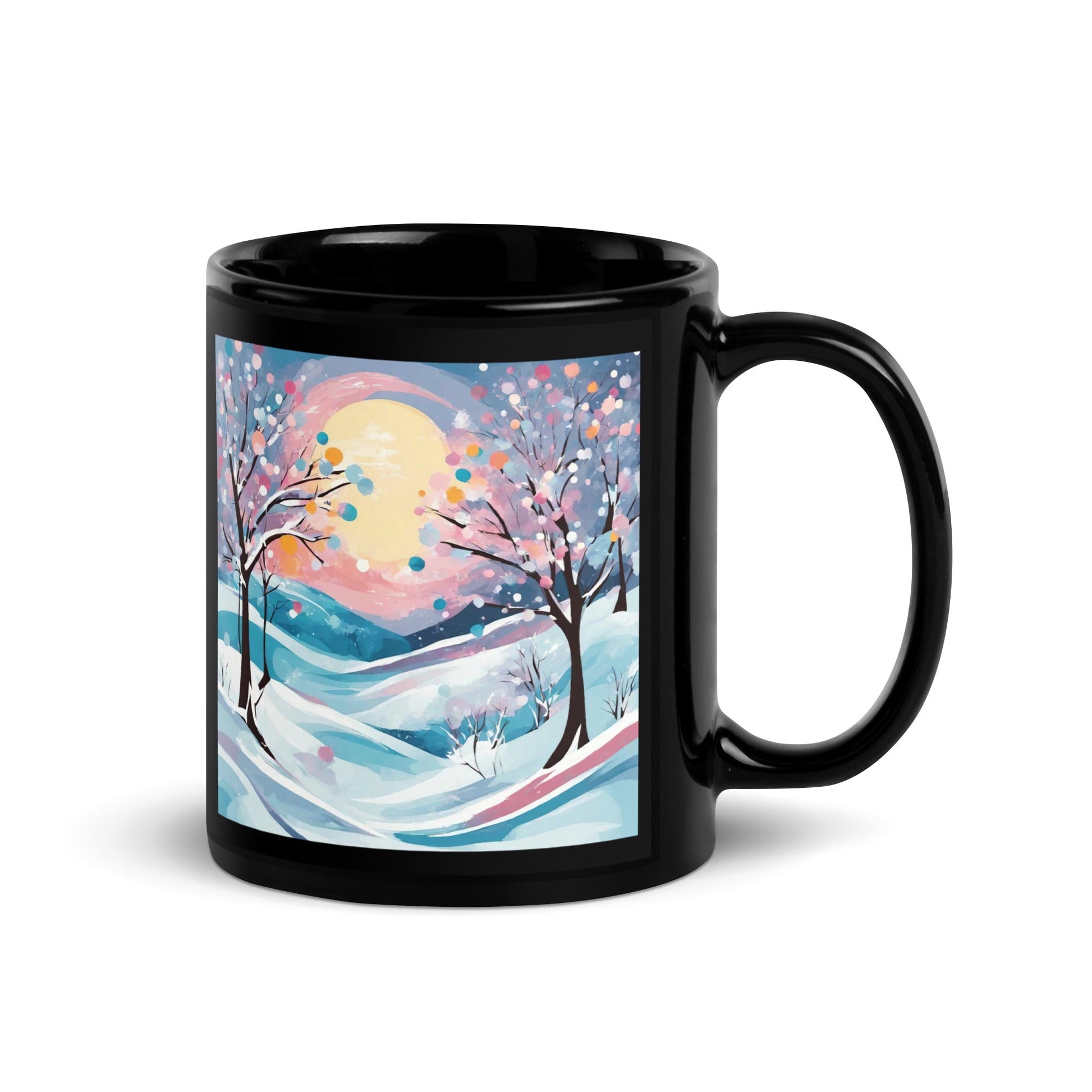 Black Glossy Mug