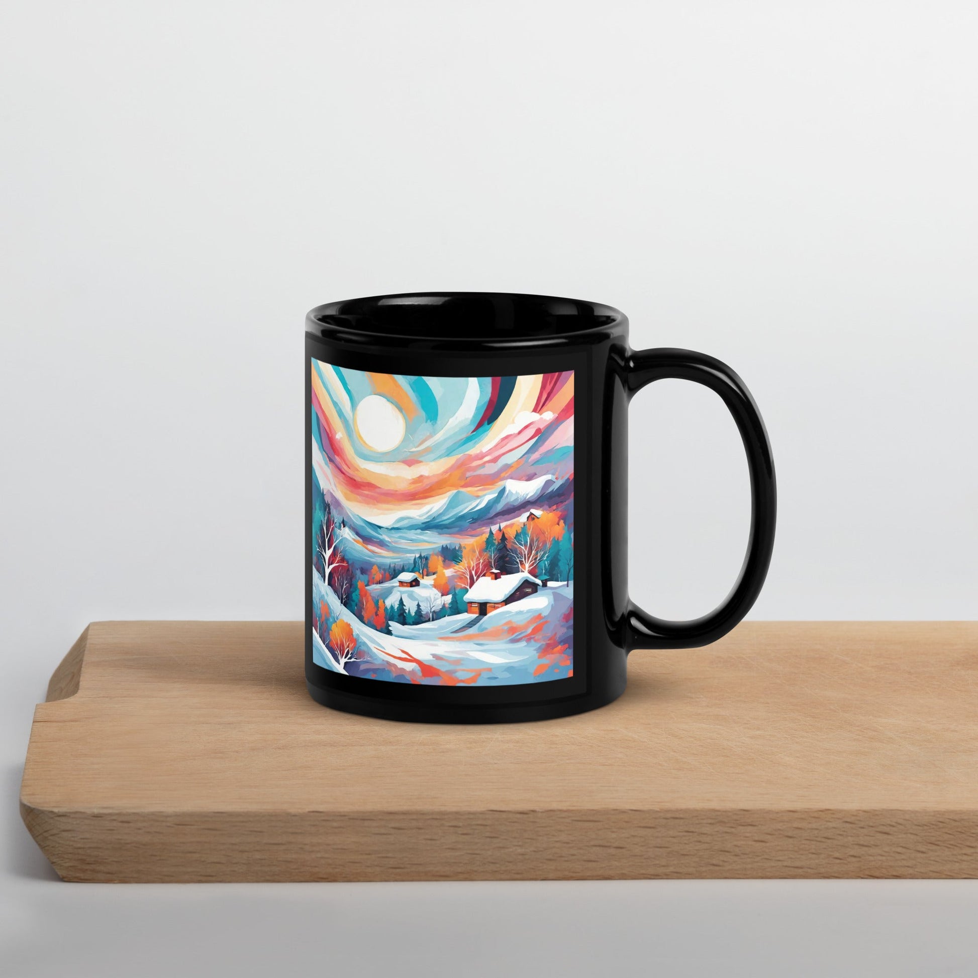 Black Glossy Mug