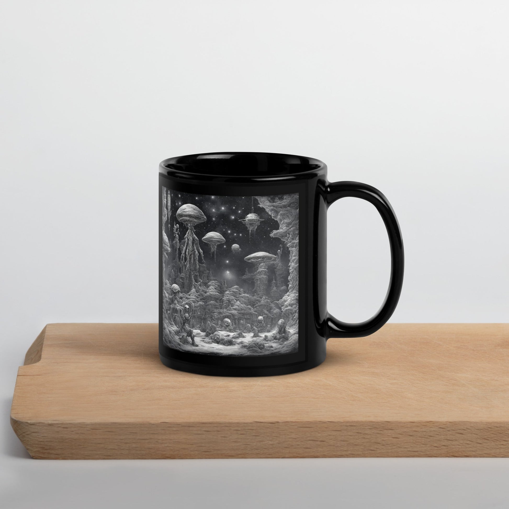 Black Glossy Mug