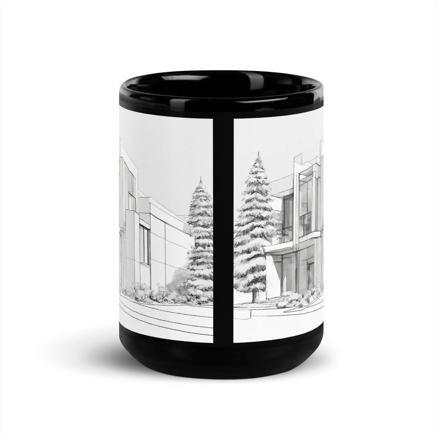 Black Glossy Mug