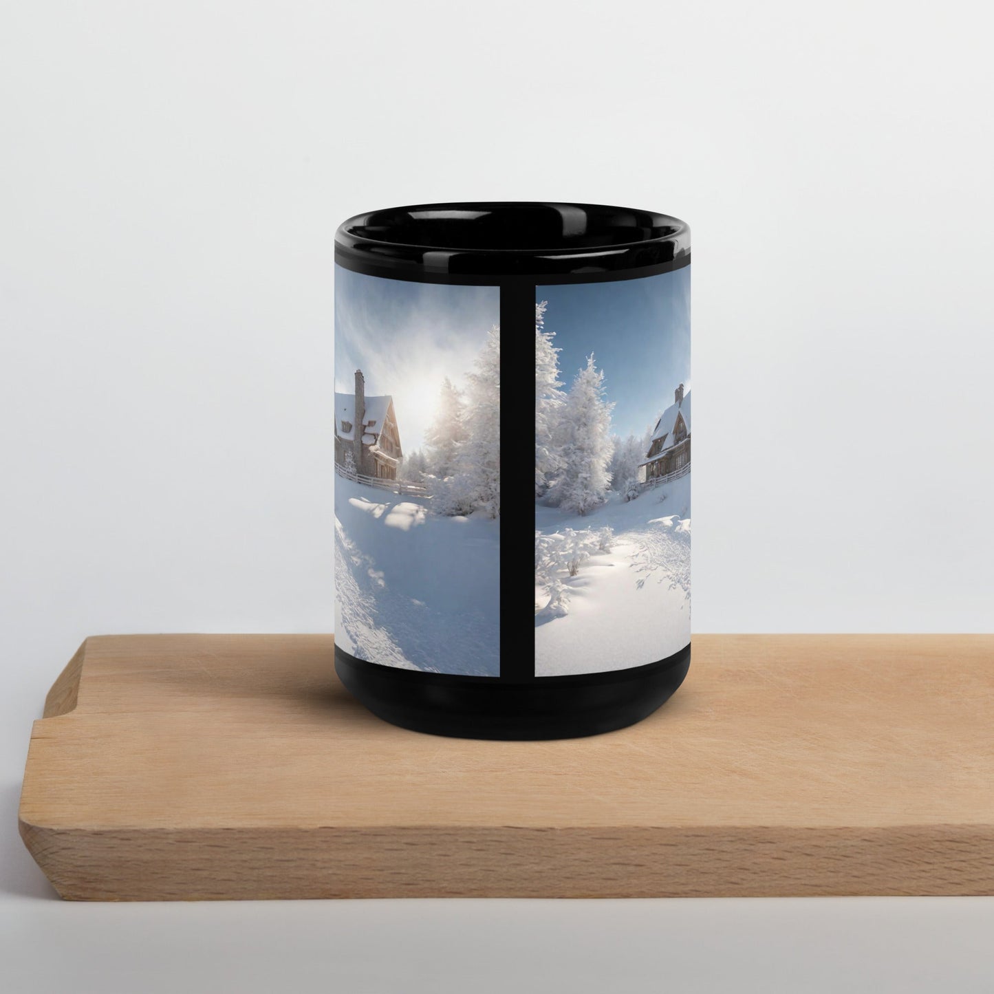 Black Glossy Mug