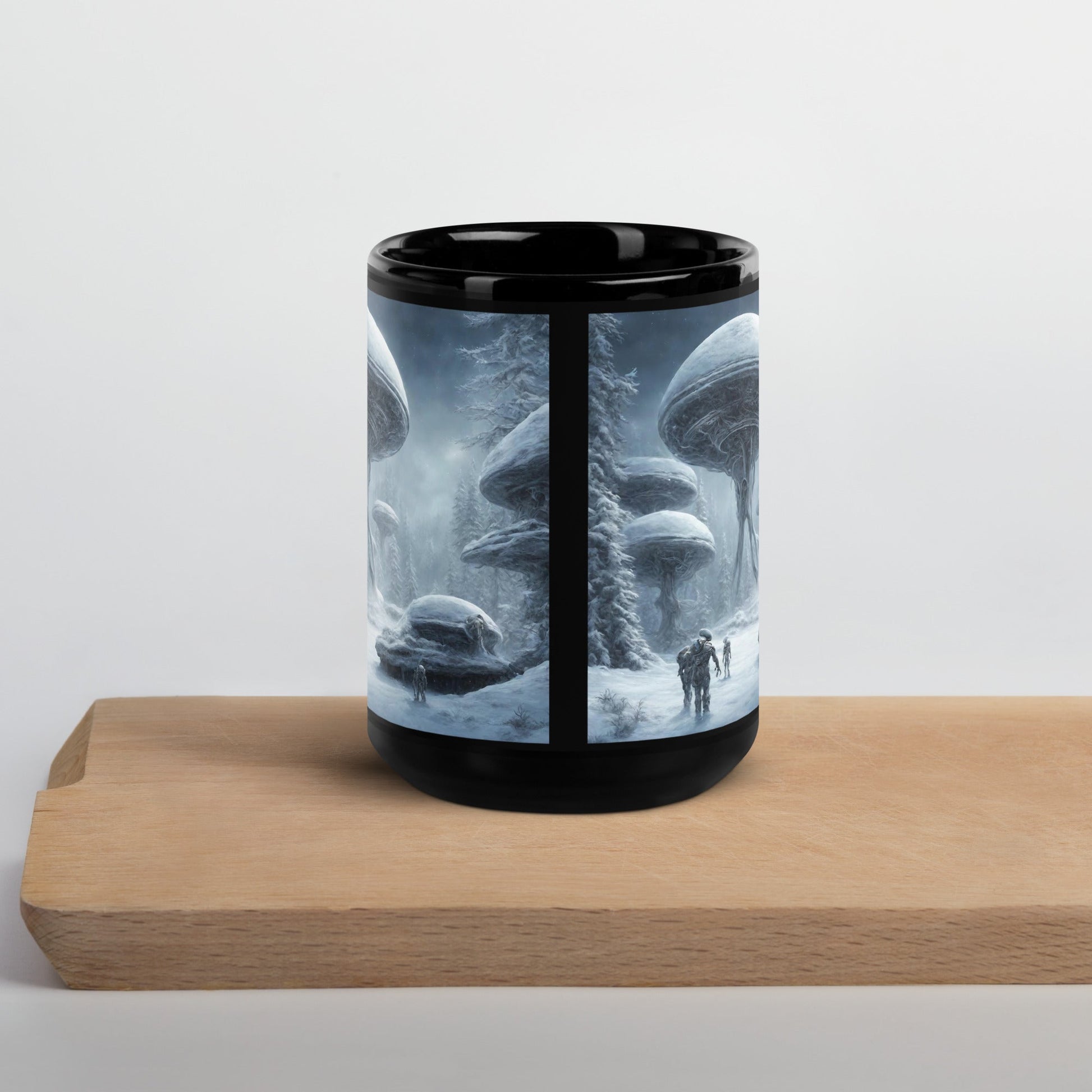 Black Glossy Mug